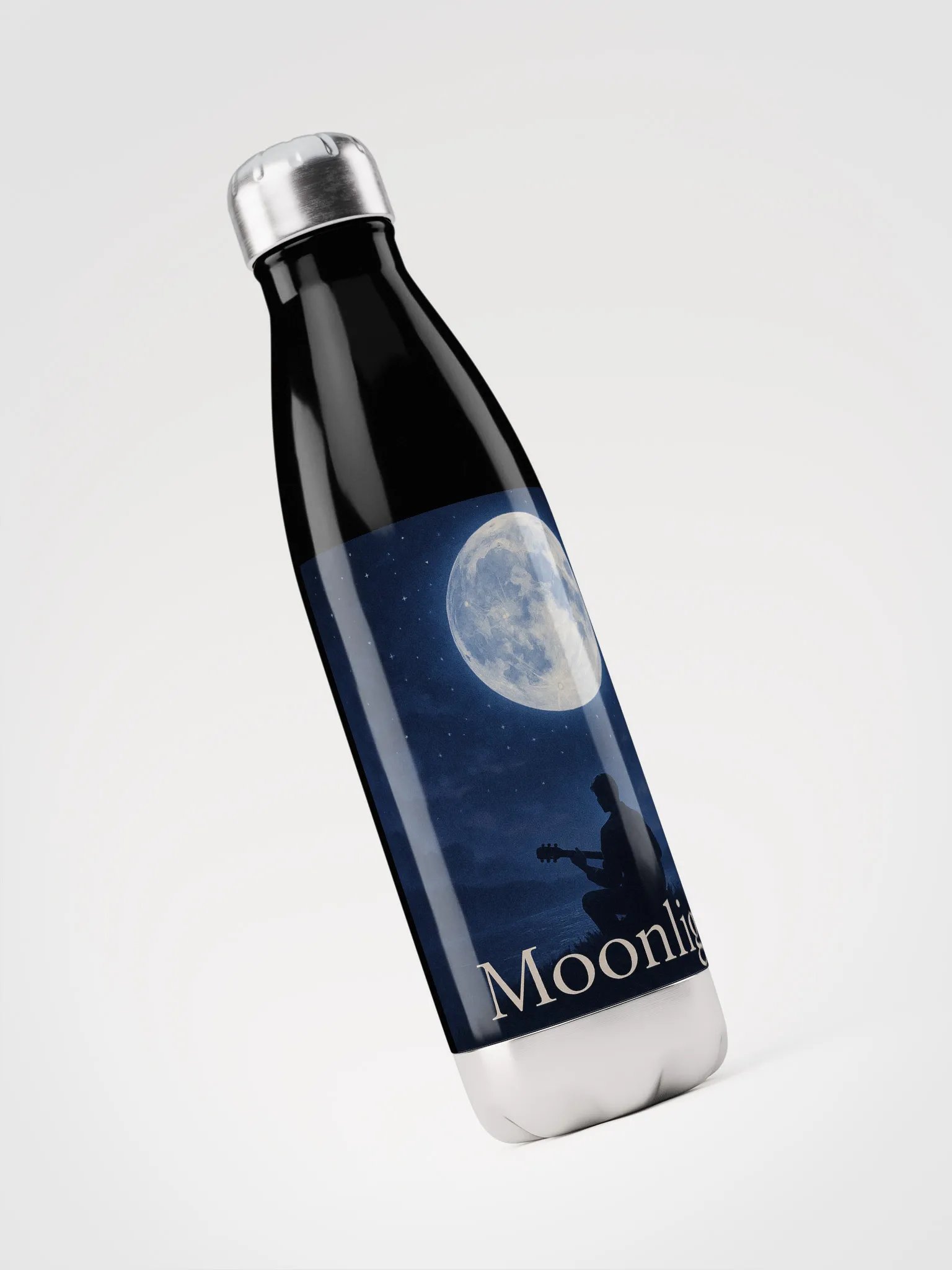 Moonlight Album Cover Stainless Steel Water Bottle - Show Your Support - Drinkware product image (6)