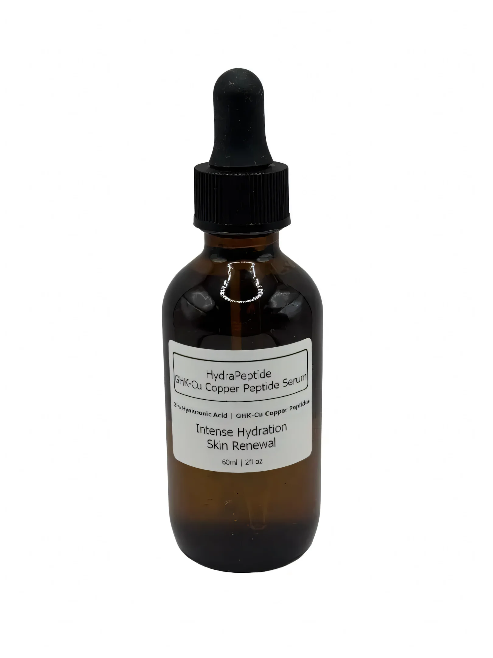 GHK-Cu Copper Peptide Serum with 2% Hyaluronic Acid – Gentle Formula | 2 Month+ Supply | 1.7 oz product image (1)