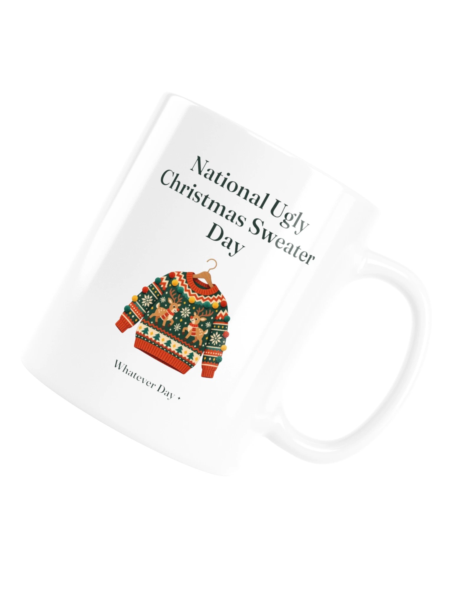 National Ugly Christmas Sweater Day Mug product image (6)