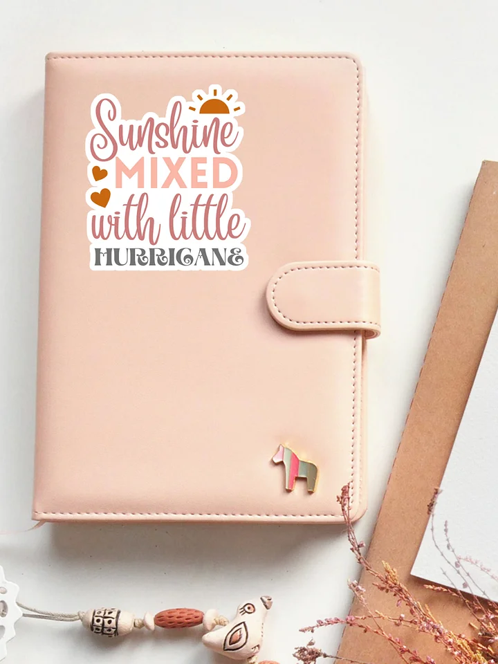 Sunshine Mixed With Little Hurricane Sticker product image (1)