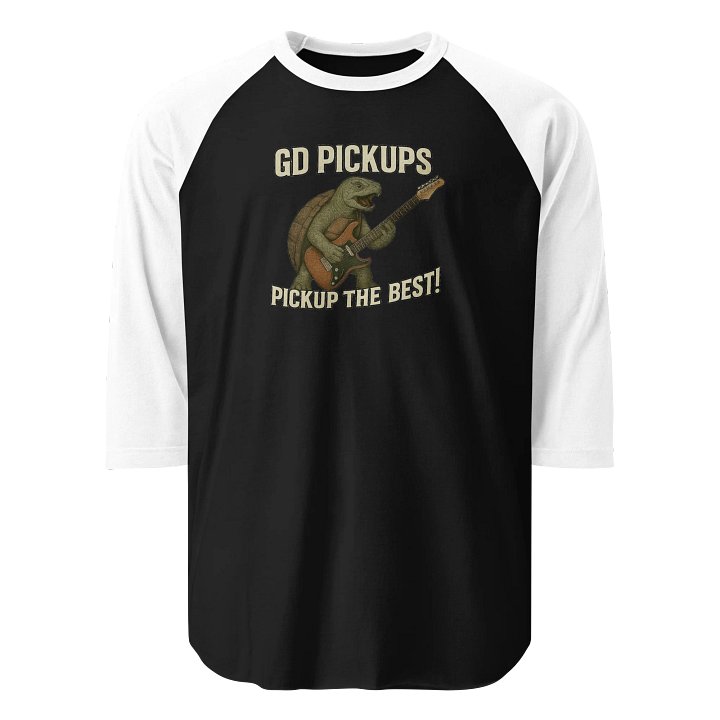 G.D. Pickups "Tone Turtle" 3/4 Sleeve Baseball Tee product image (1)