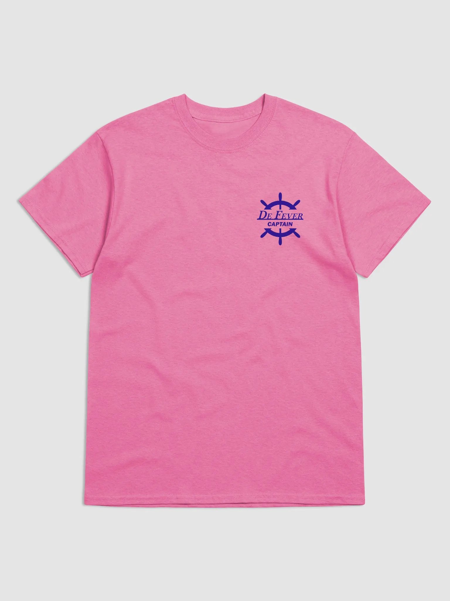 DeFever Captain - T-Shirt - Light Shirt w/Blue Logo product image (3)
