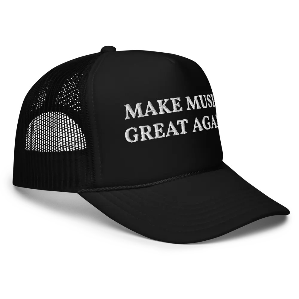 Make Music Great Again - Embroidered Trucker Hat Cap product image (5)