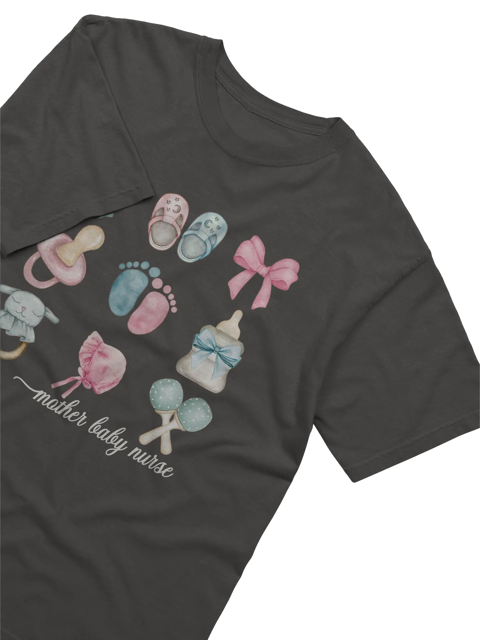 Personalized Coquette Style Nurse/Crew T-Shirt (Homemade) product image (2)
