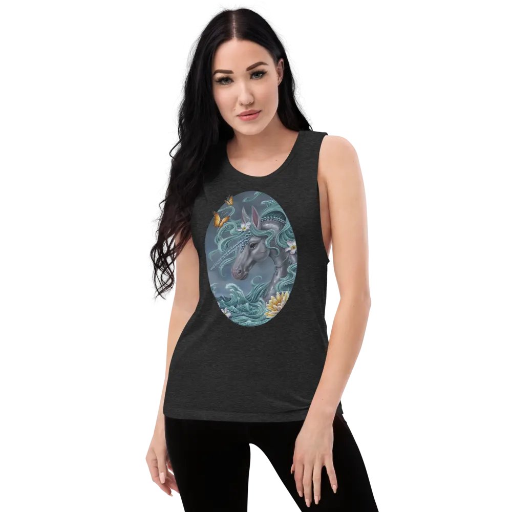 De La Mer - SFA Unicorn Ladies Muscle Tank product image (9)