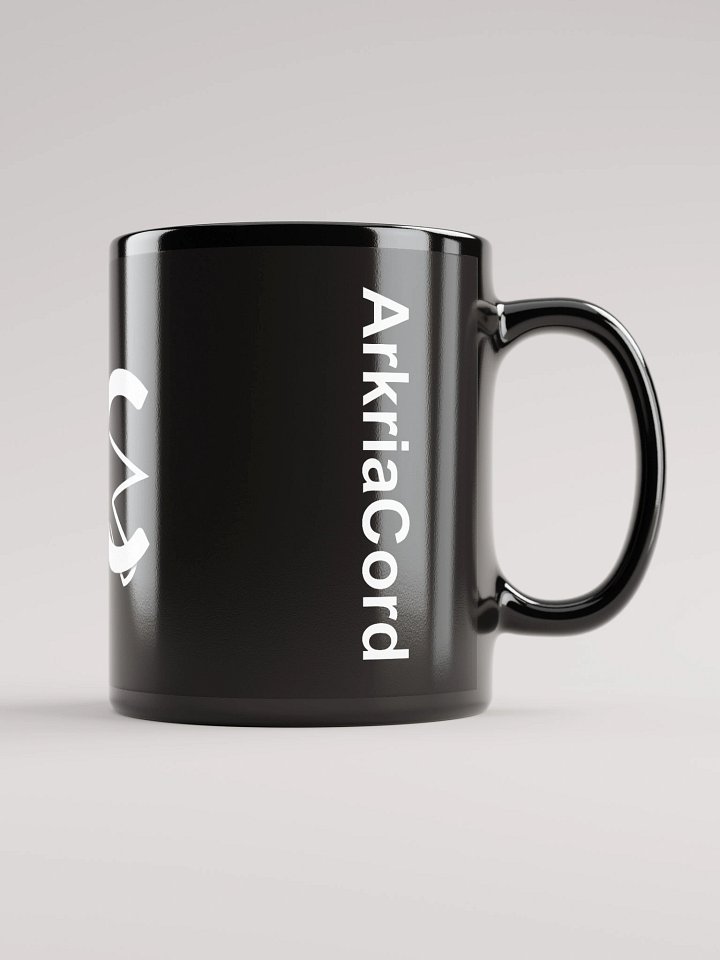 ArkriaCord Black Glossy Mug product image (1)