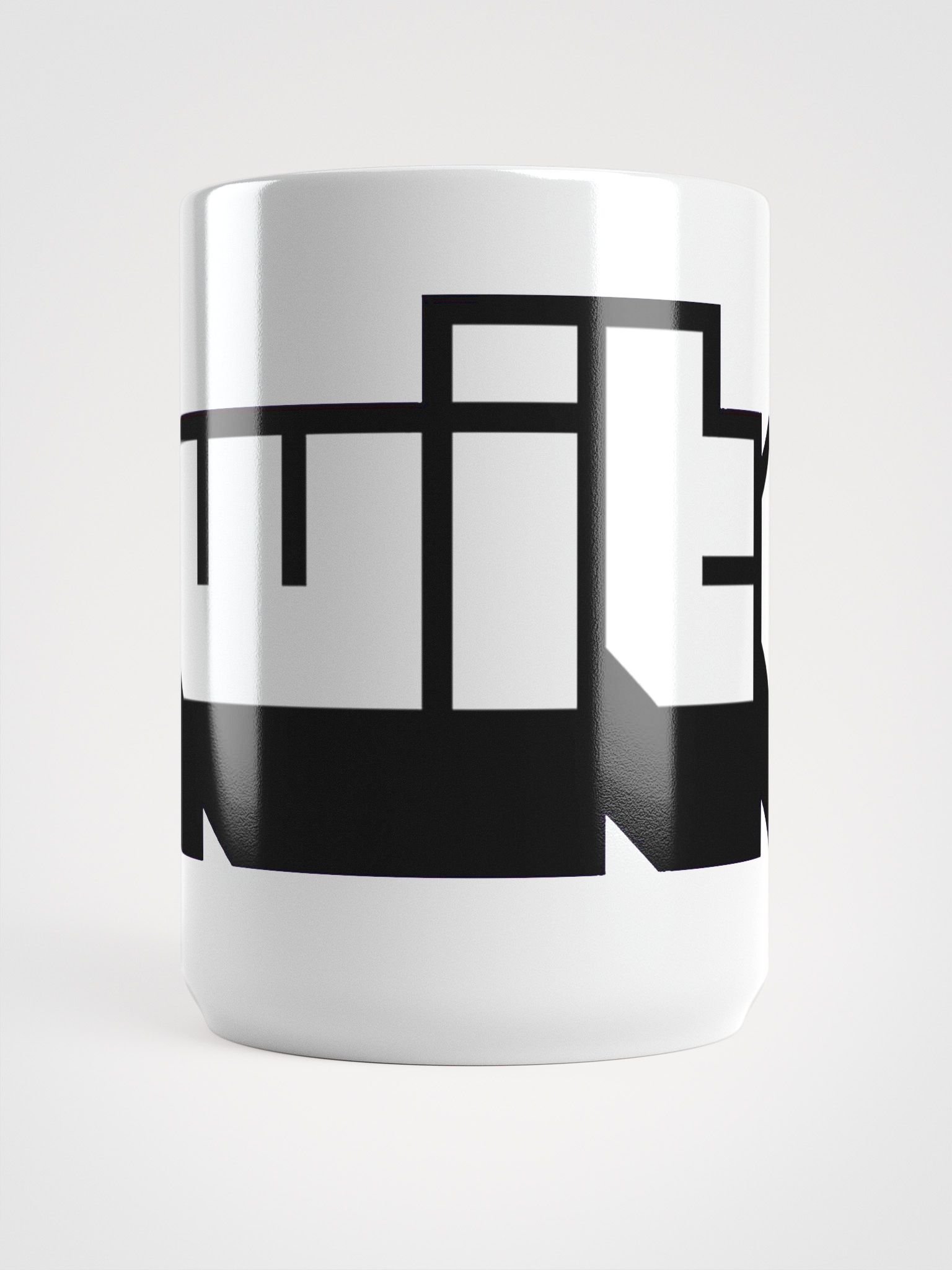 Twitch Block Logo White Glossy Mug product image (5)