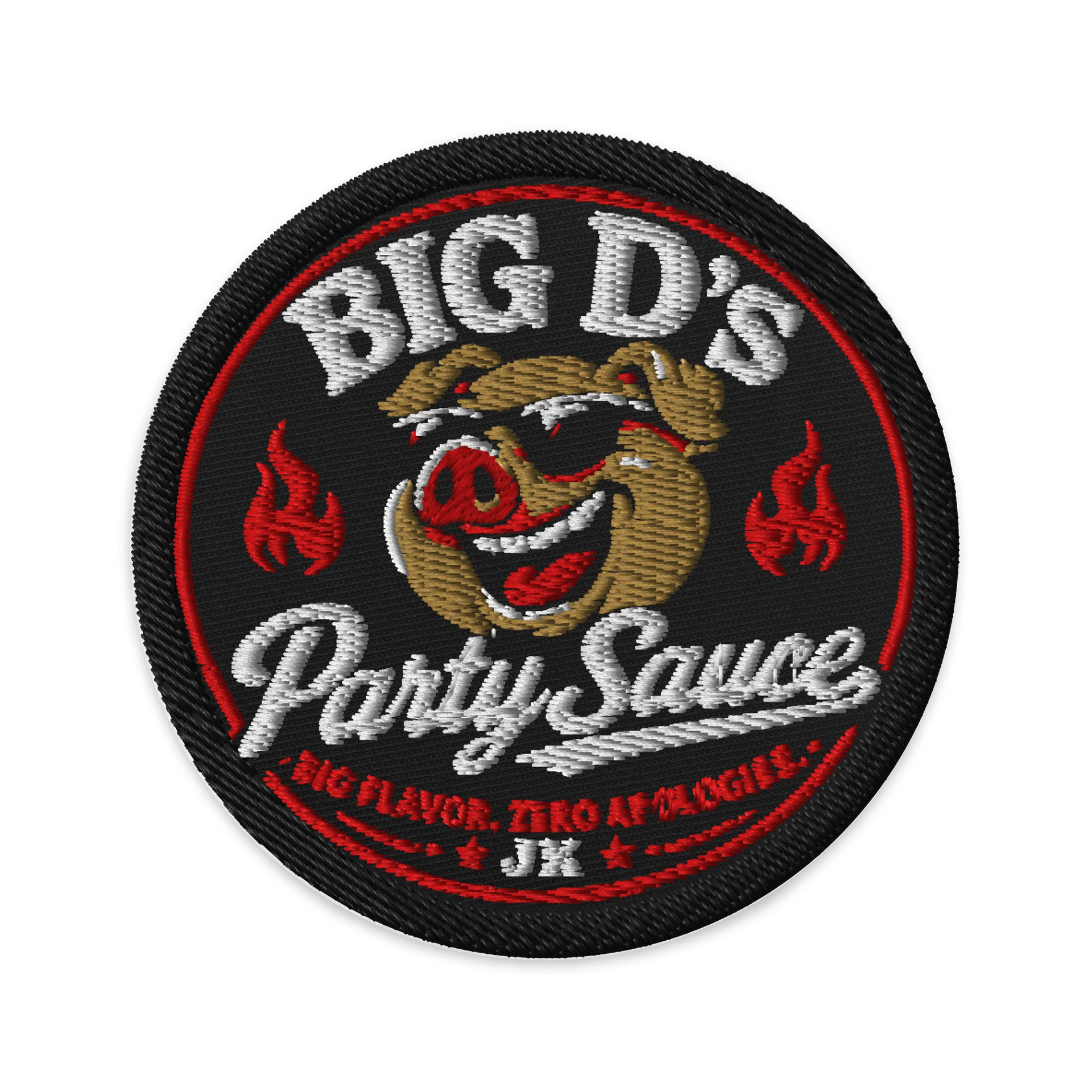 Big D's Party Sauce Embroidered Patch product image (1)