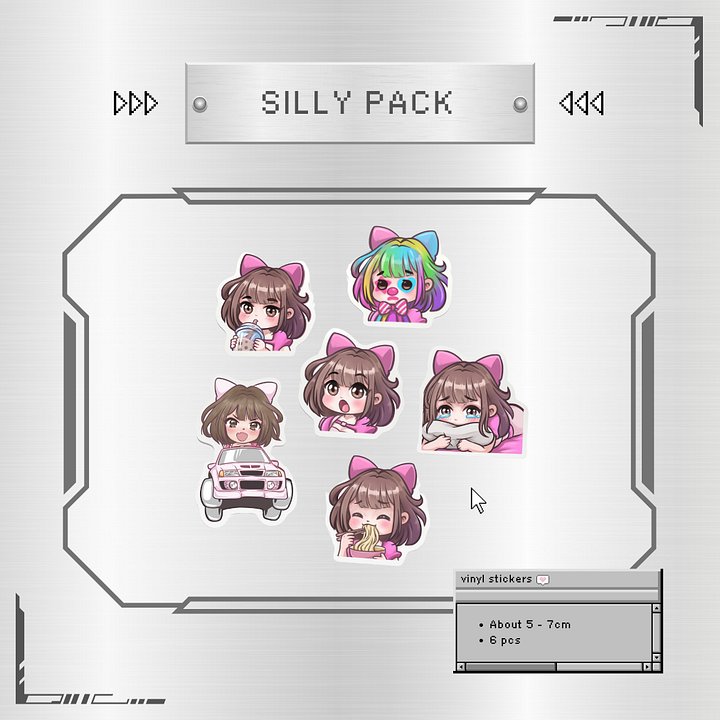 STICKERS - SILLY PACK product image (1)