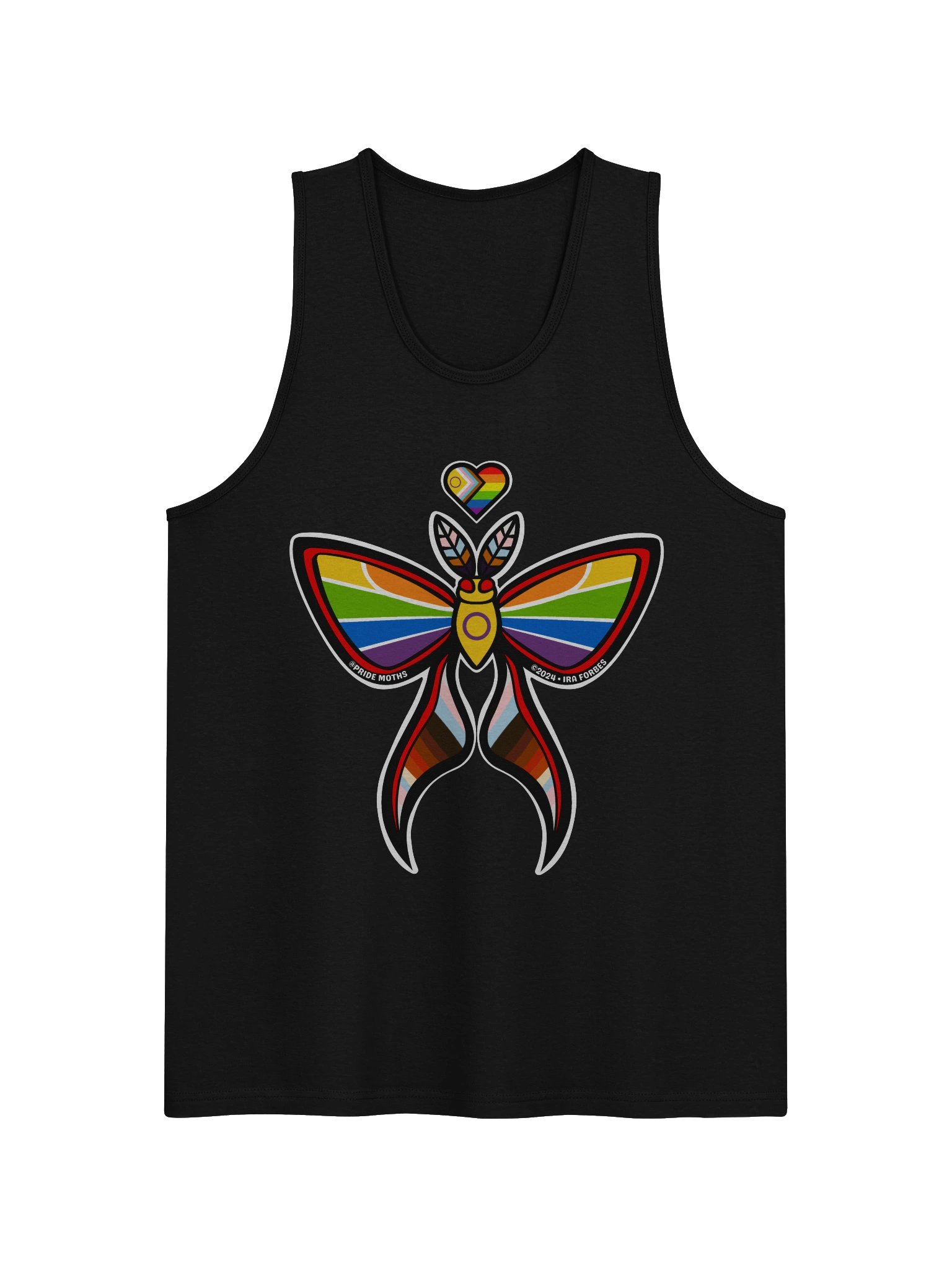 № 1 | PROGRESS PRIDE MOTH | GRAPHIC TANK | TANK TOP product image (8)