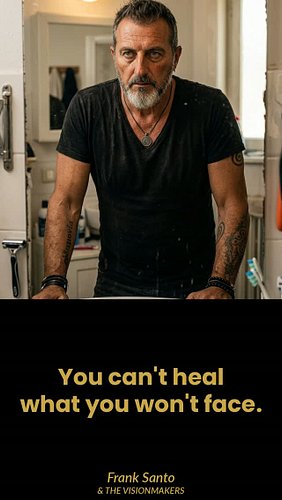 You can't heal what you're not willing to face.

Ignoring pain doesn't eliminate it, it shifts it. It becomes tension, distan...