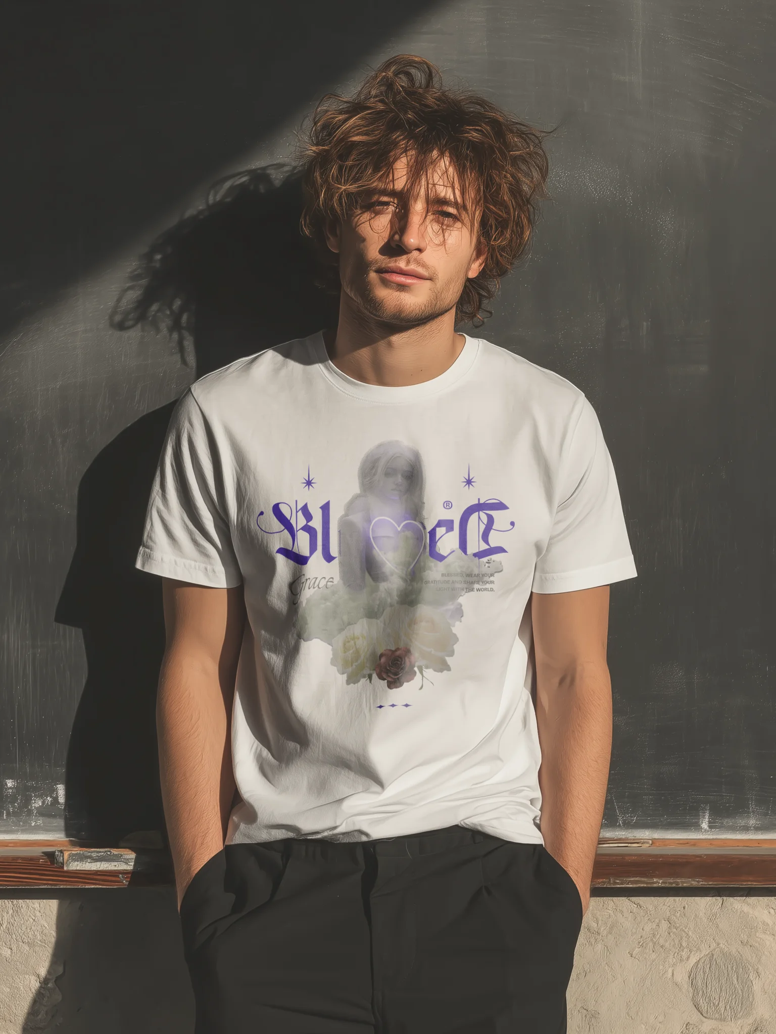 Ethereal Neon Heart T Shirt Gothic Fantasy Graphic product image (7)