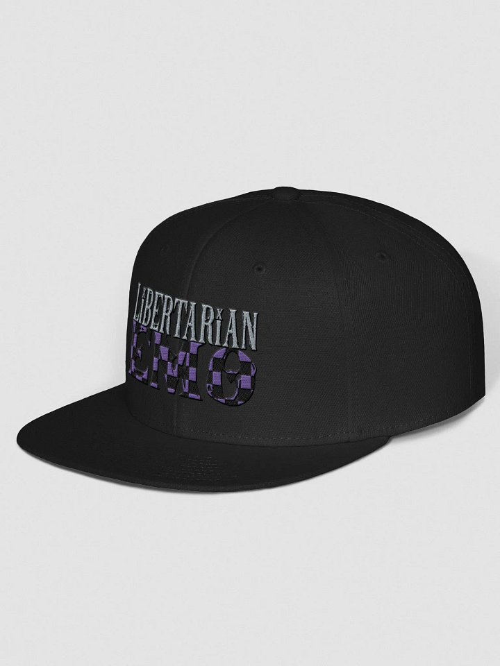 Libertarian Emo - Embroidered SnapBack Checkered product image (2)
