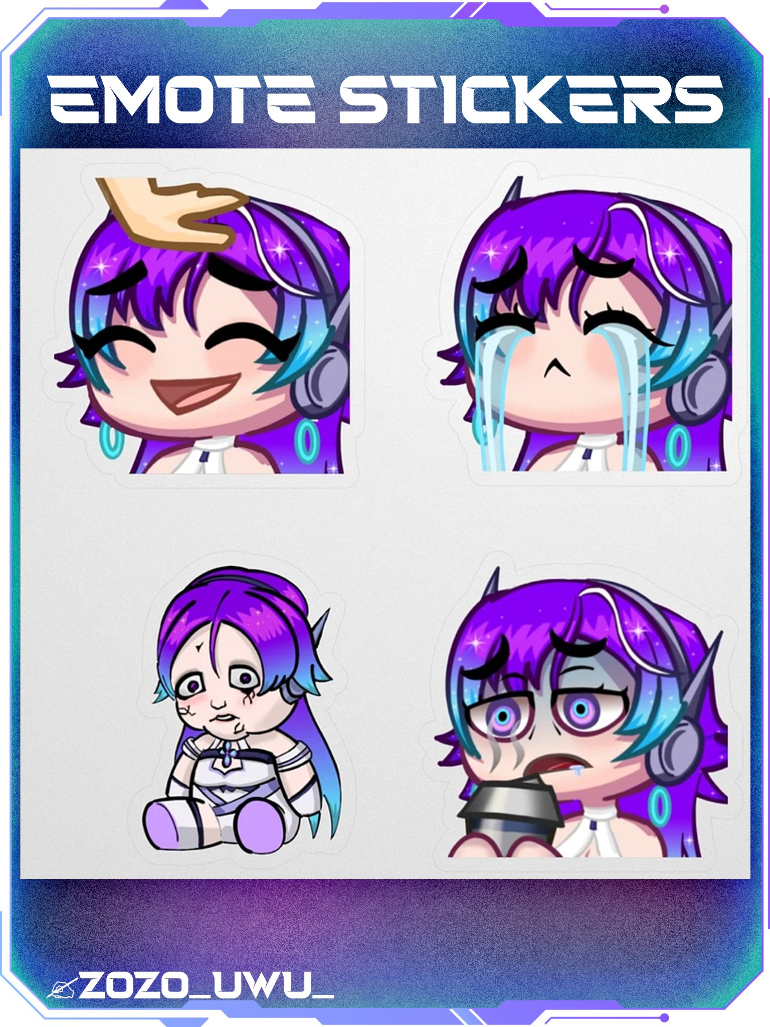 Stickers: Emotes pt 2 product image (1)