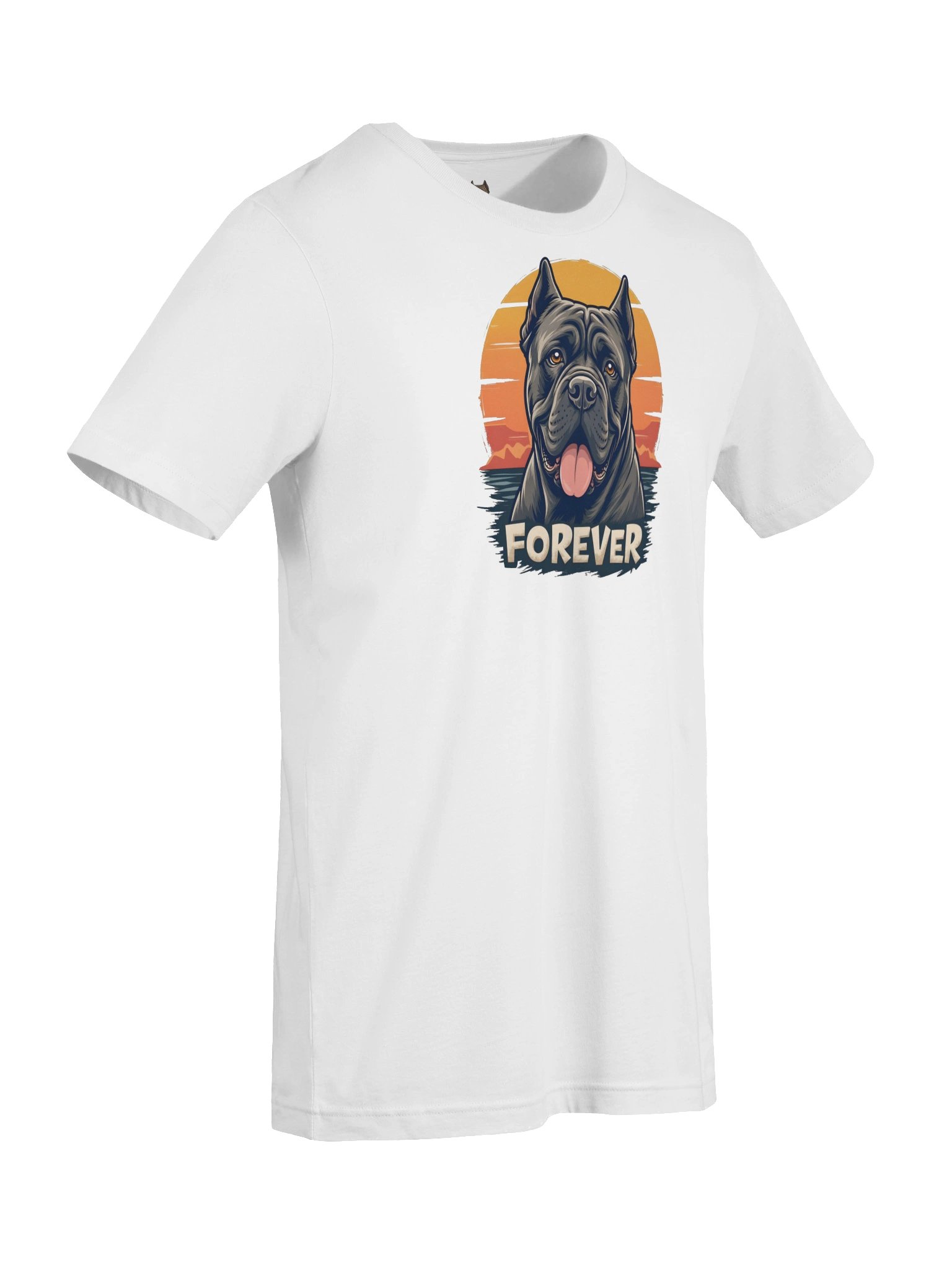 Cane Corso Forever T-Shirt – Black Cane Corso Sunset Portrait product image (21)