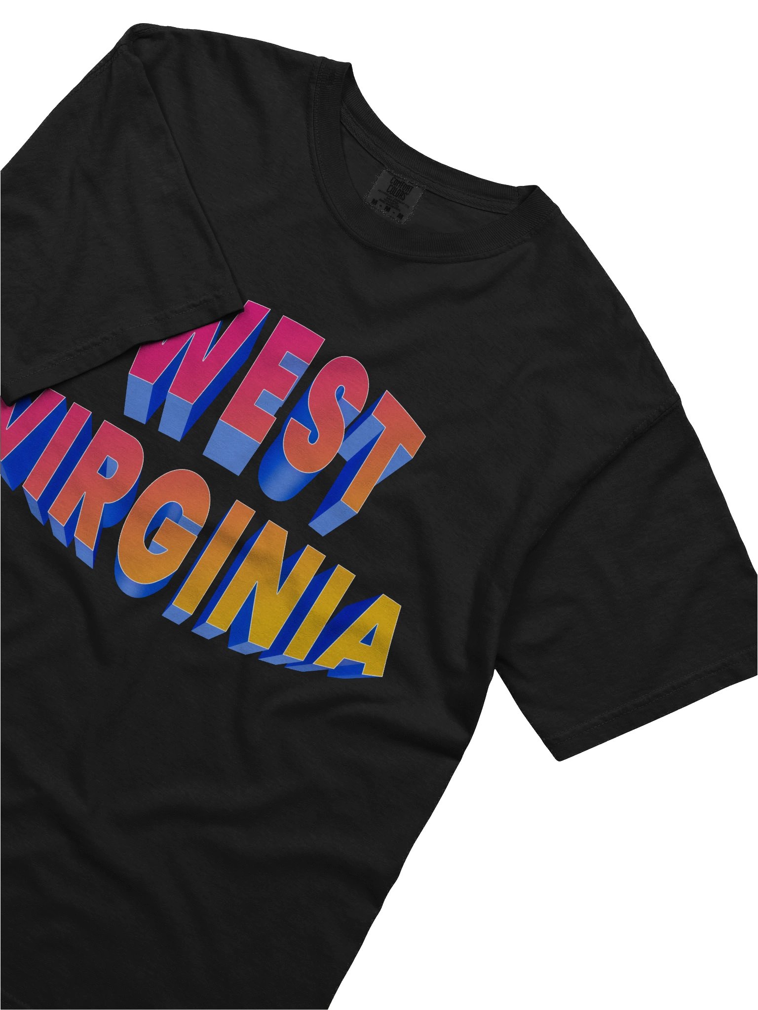 WEST VIRGINIA 3D gradient Tee product image (5)
