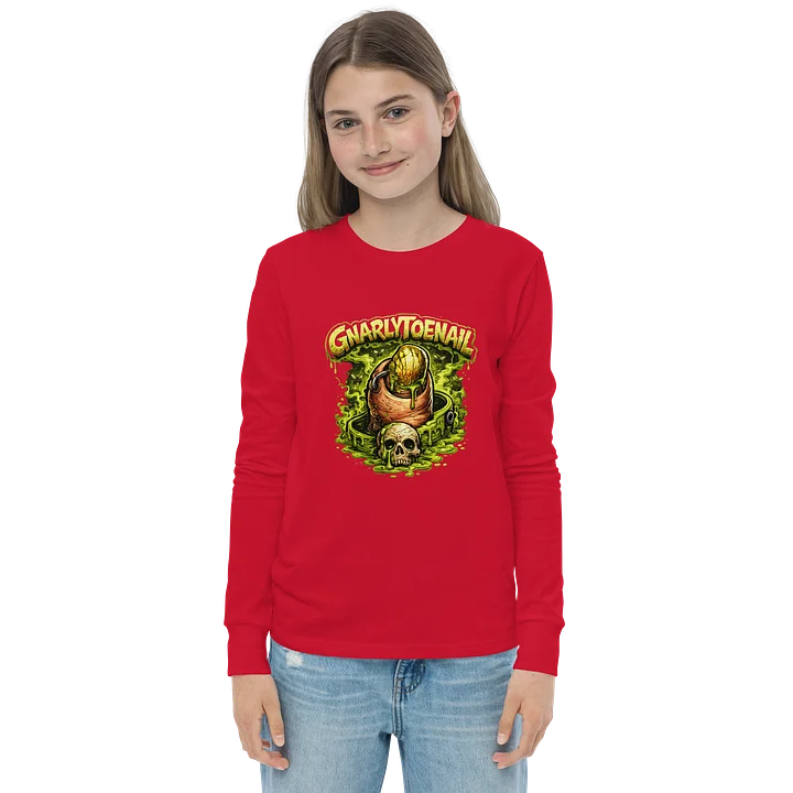 GnarlyToenail Decay Girl's Youth Long Sleeve Tee product image (1)