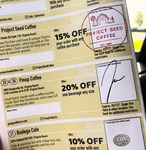 Collecting stamps > collecting stars. 
 
Plus the coffee is better too.