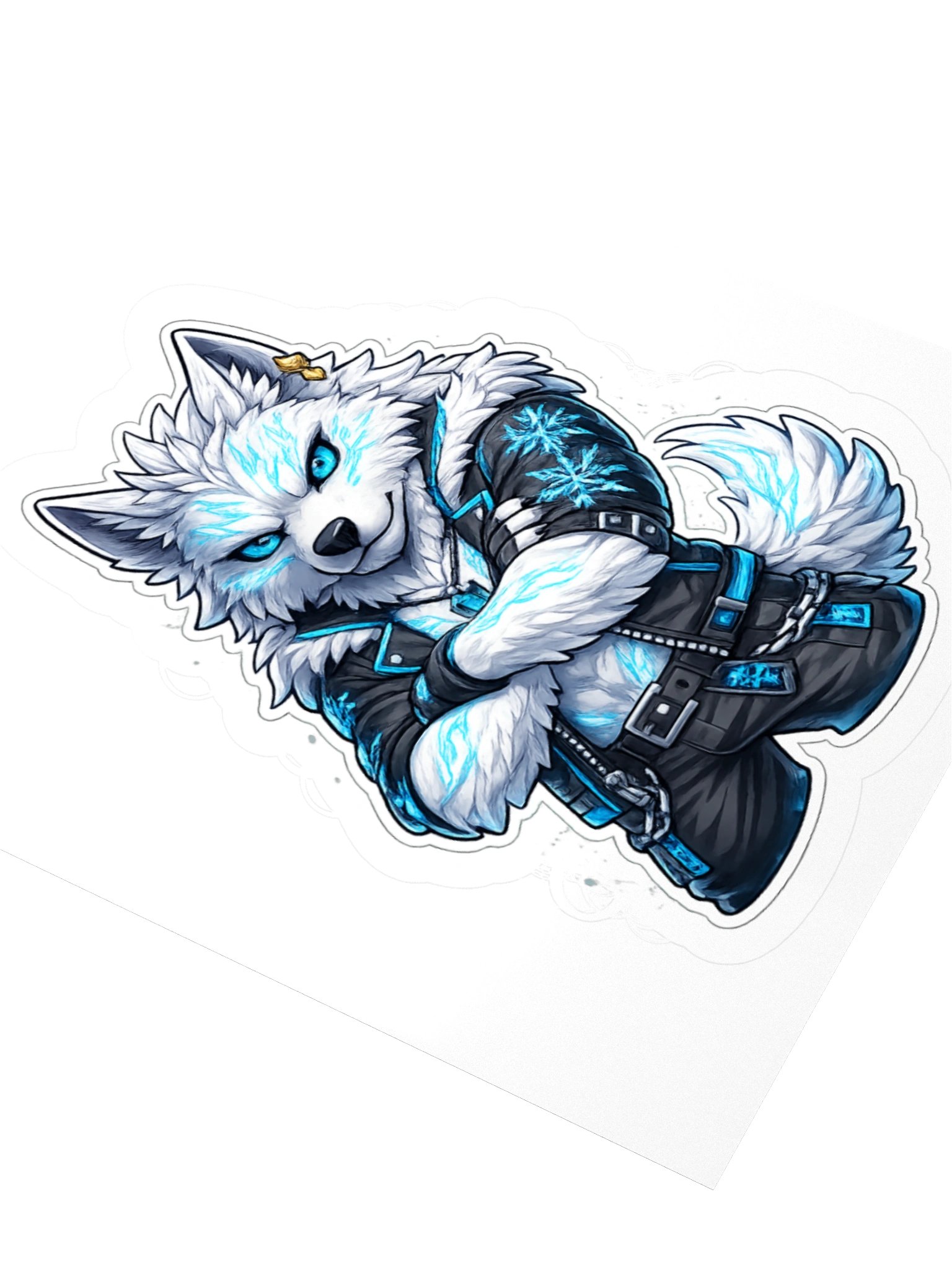 Frostfur Arms Crossed Sticker product image (9)