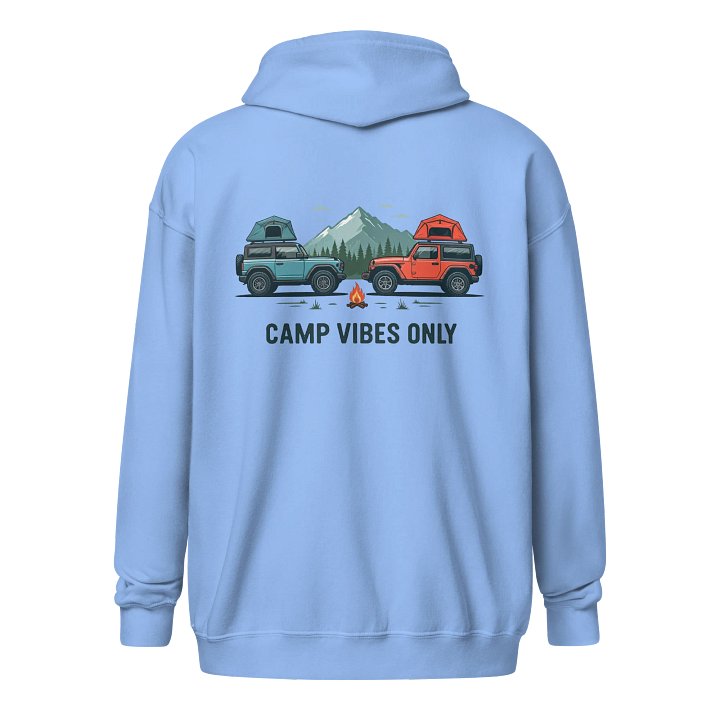 Camp Vibes Only Zip Hoodie product image (2)