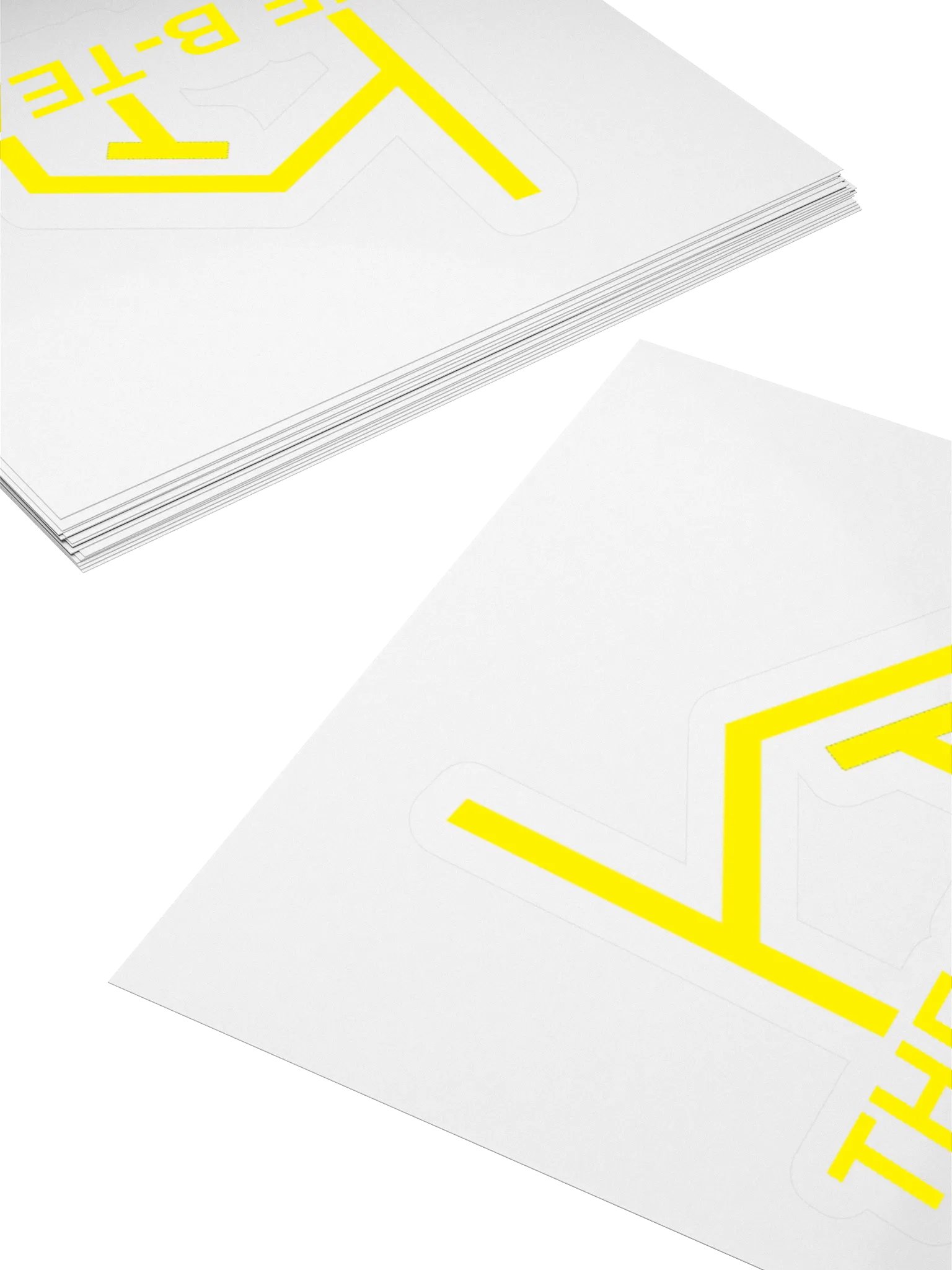 B-Team Yellow Logo Sticker product image (11)