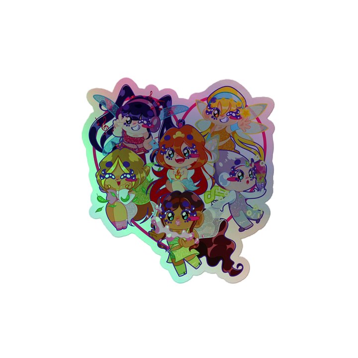 Winx Club Chibi Charmix Holographic Sticker product image (2)