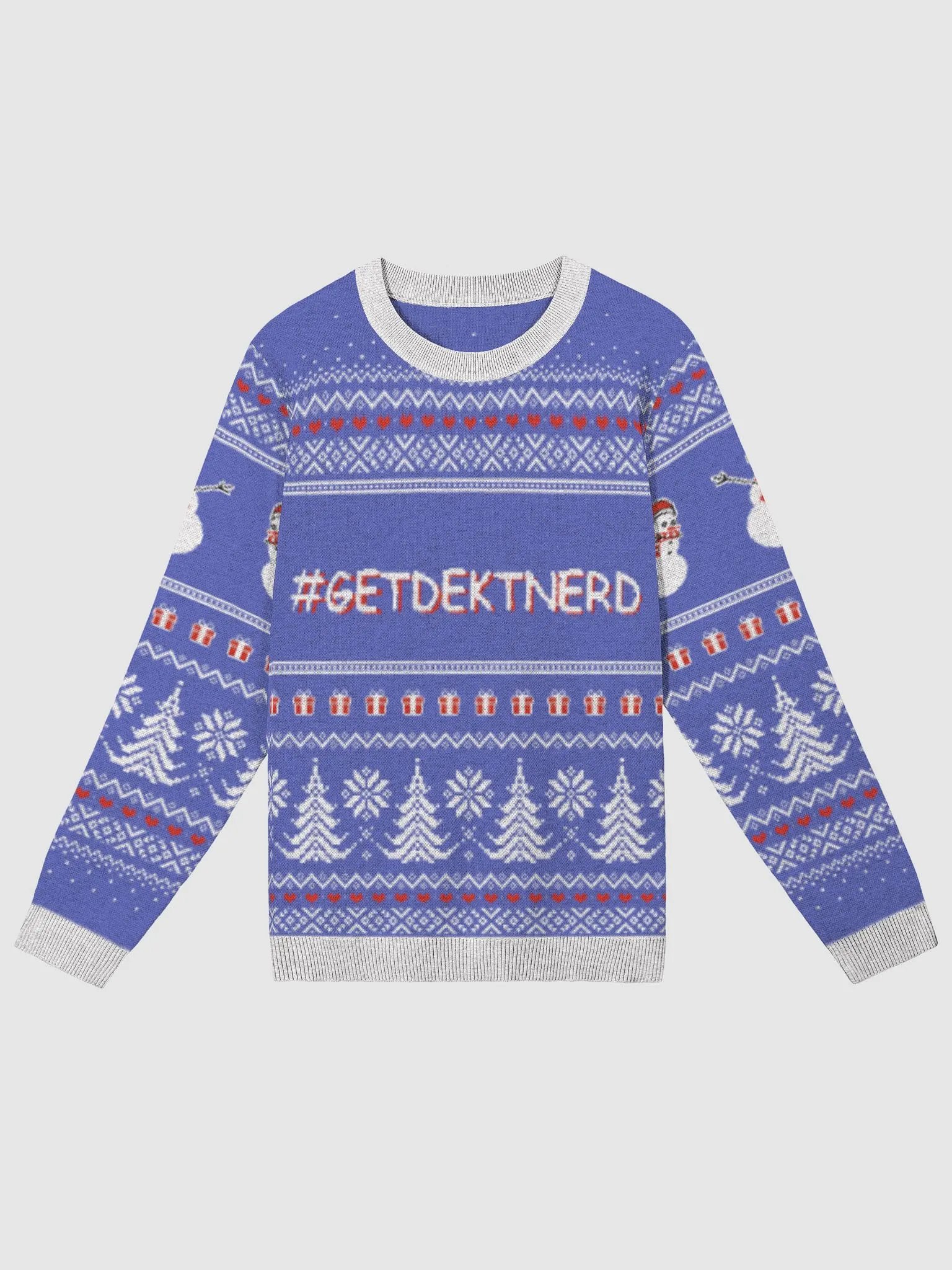 #GETDEKTNERD Christmas Sweater(Snowman) product image (1)