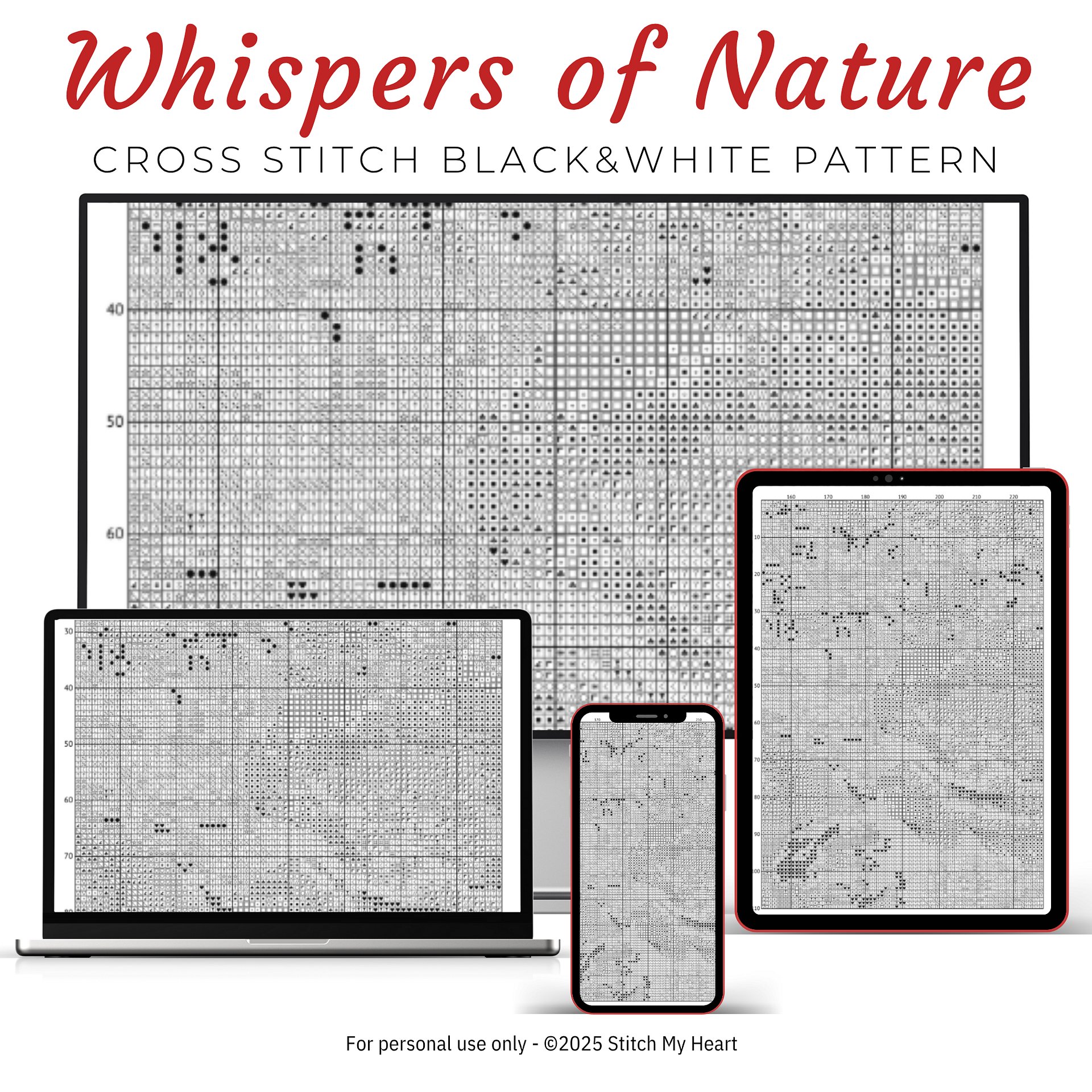 Whispers Of Nature Cross Stitch Pattern product image (4)