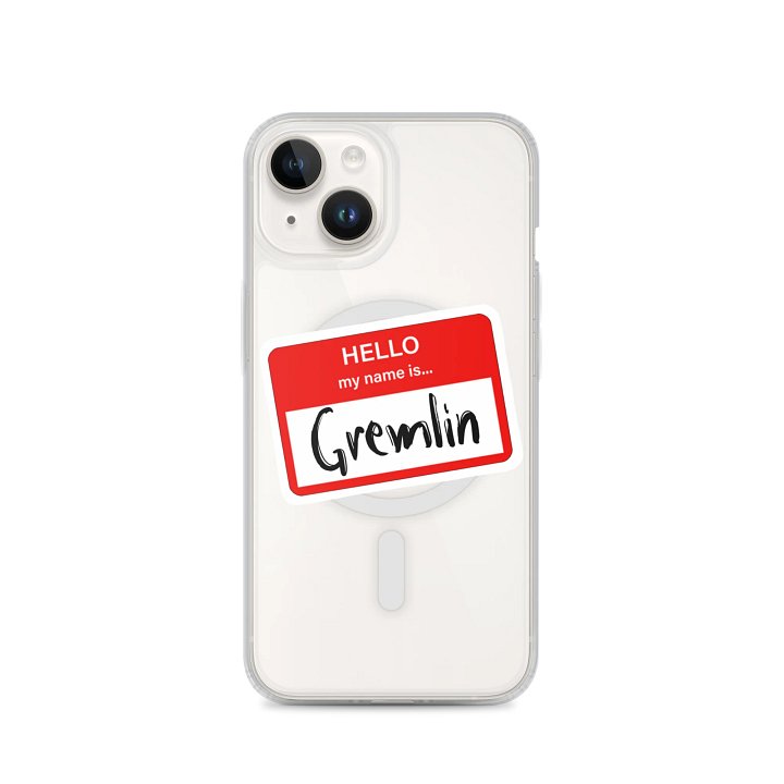 MagSafe Clear Hello, my name is... iPhone Case product image (2)
