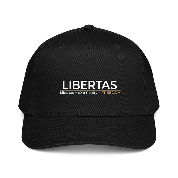 The Libertas - Freedom Otto Mid-Profile Black Baseball Cap | eXp Realty product image (1)
