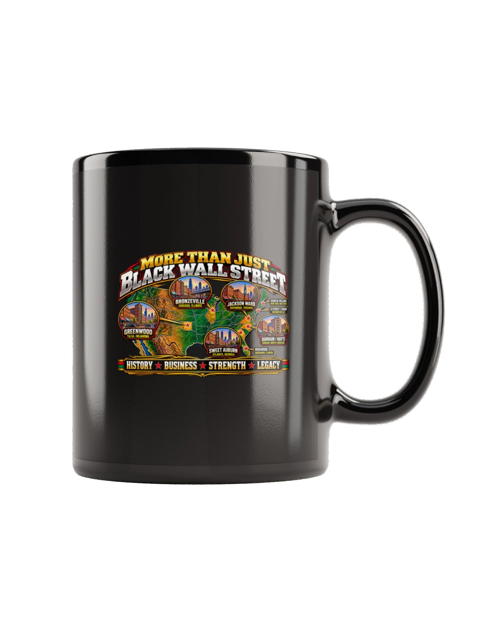 More Than Just Black Wall Street Mug product image (5)
