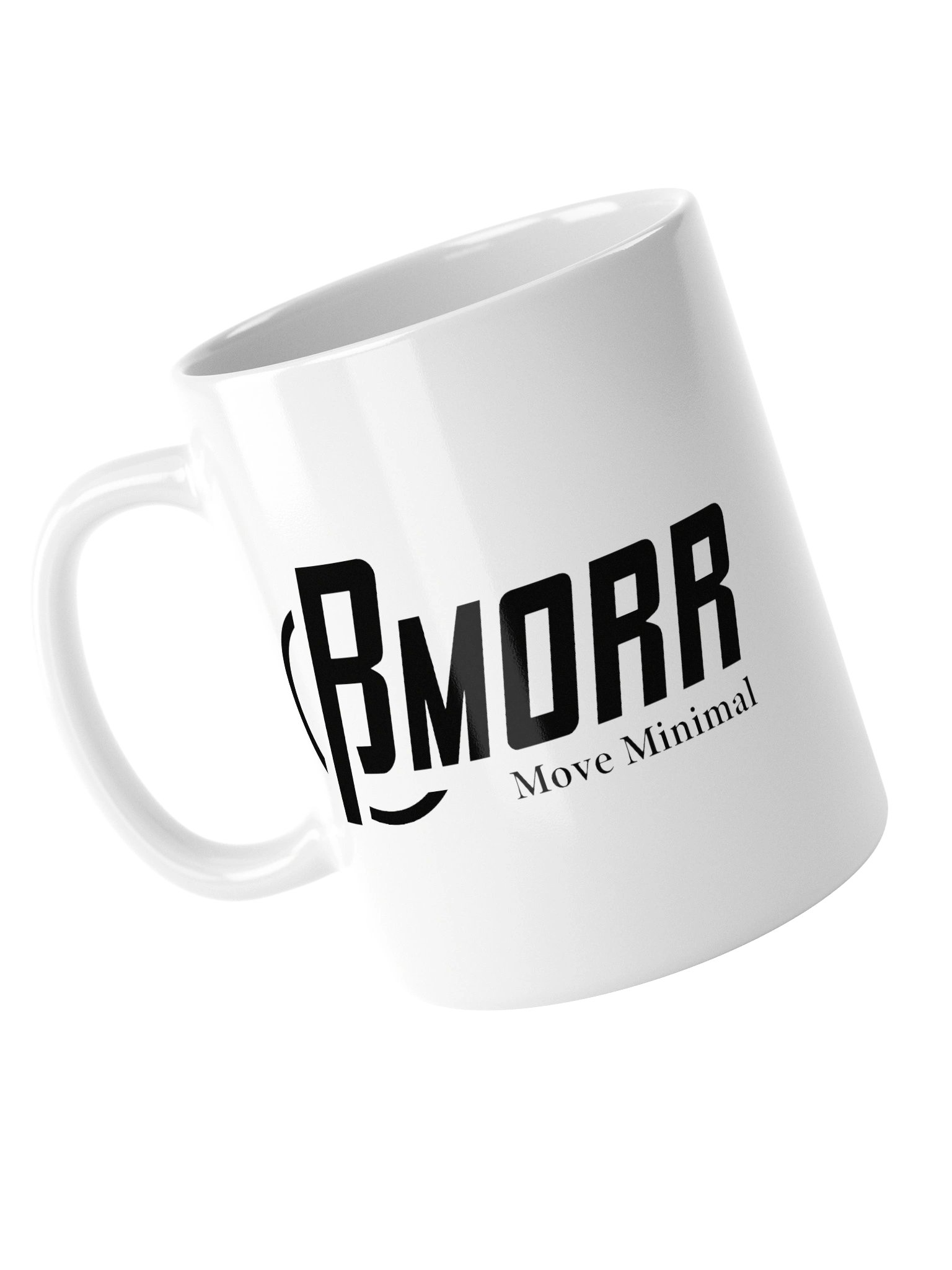 Minimal Blackout Glossy Mug product image (14)