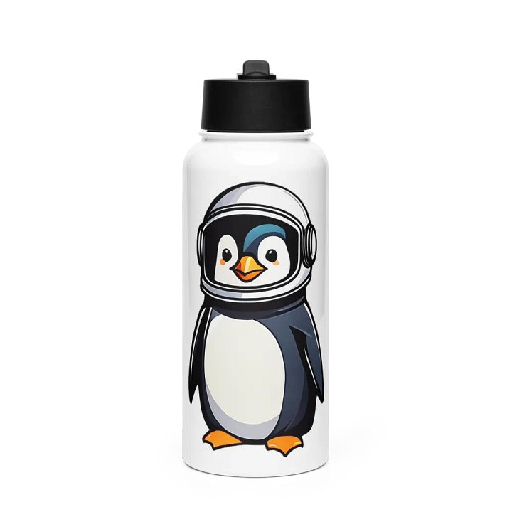 Cosmic Penguin Stainless Steel Bottle product image (1)