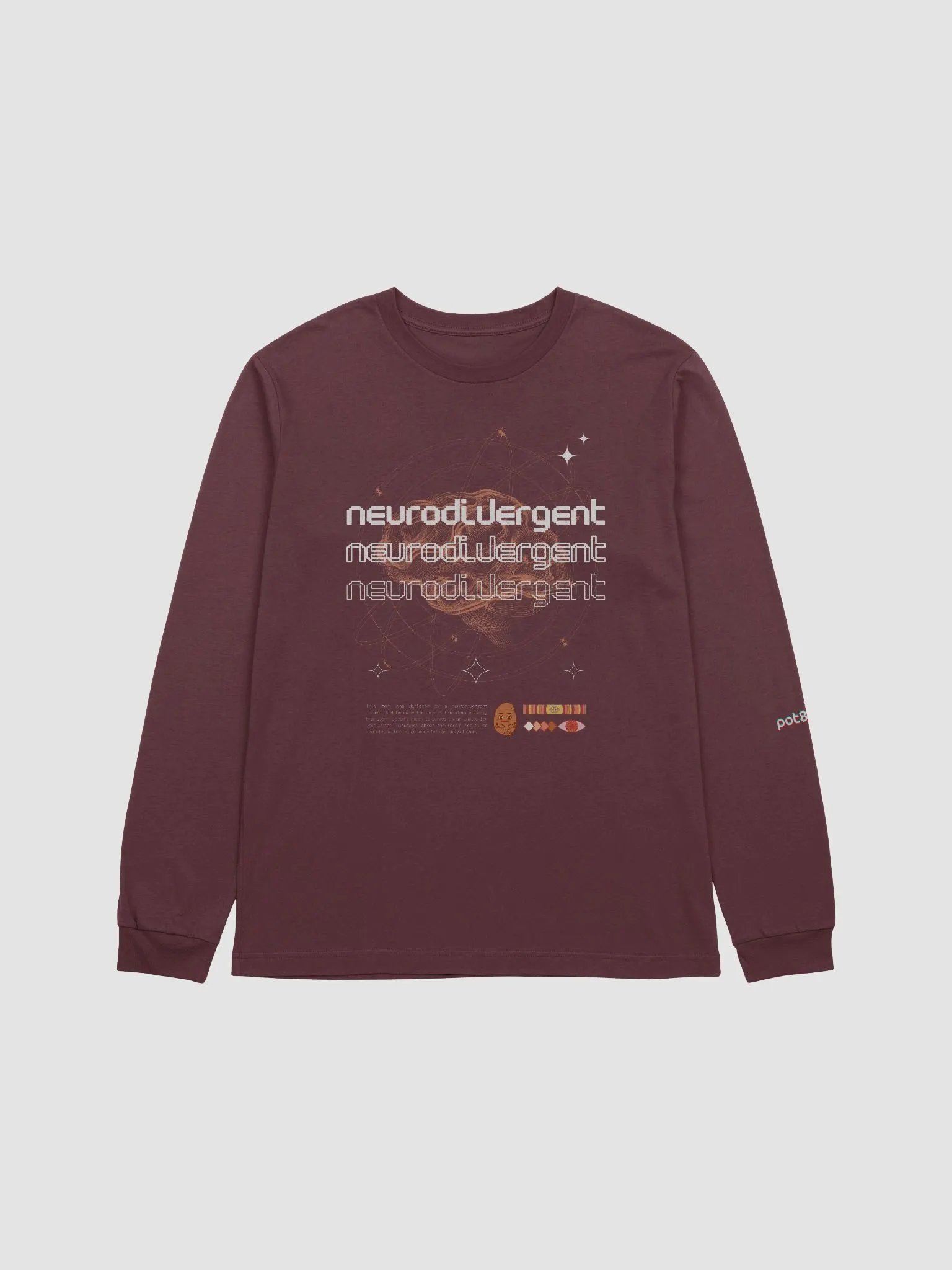 NEURODIVERGENT supersoft long sleeve tee product image (17)