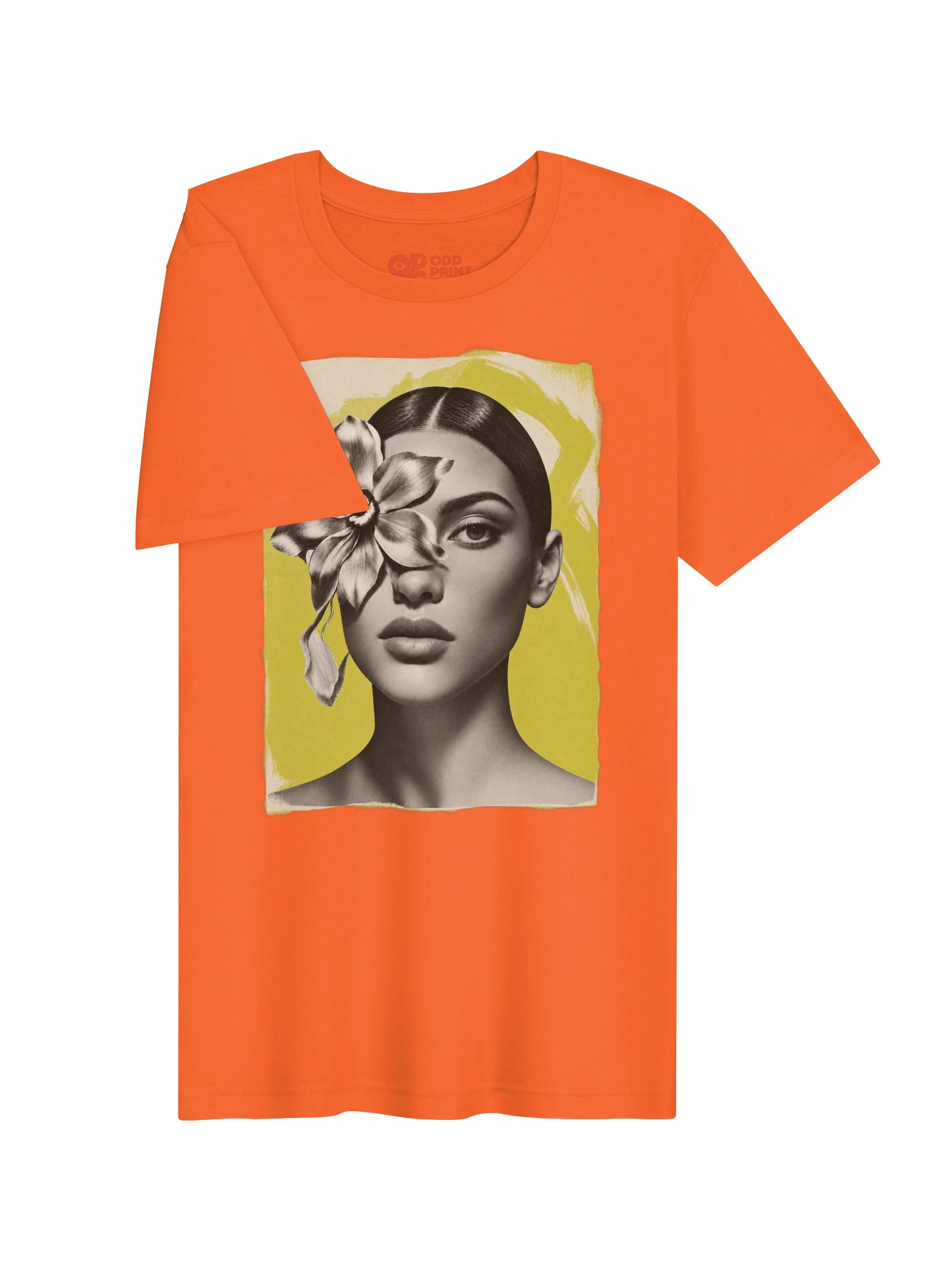 LOOK AGAIN, DARLING - Floral Portrait Art T-Shirt product image (4)