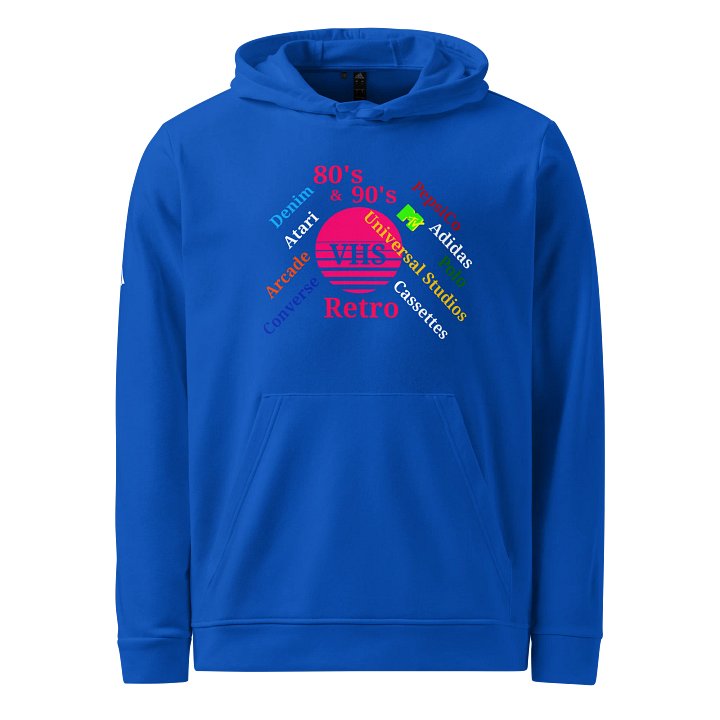 Retro VHS Nostalgia Circle Hoodie product image (1)