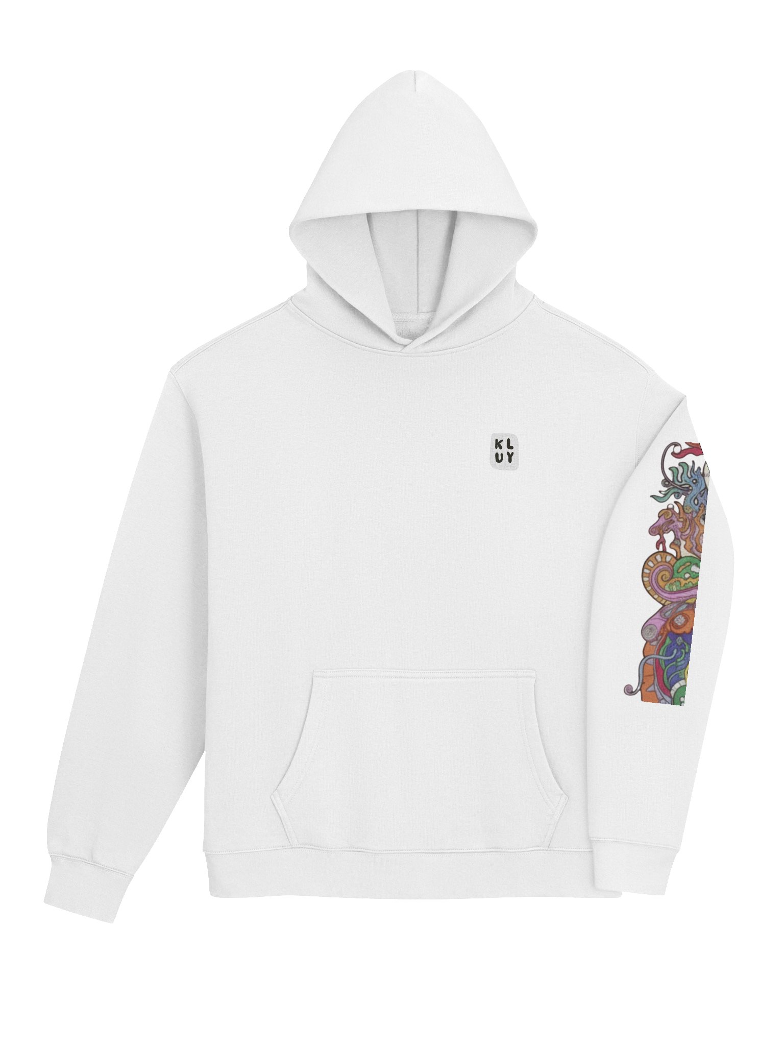 Kluy “Fractured Consciousness” Unisex Hoodie product image (26)