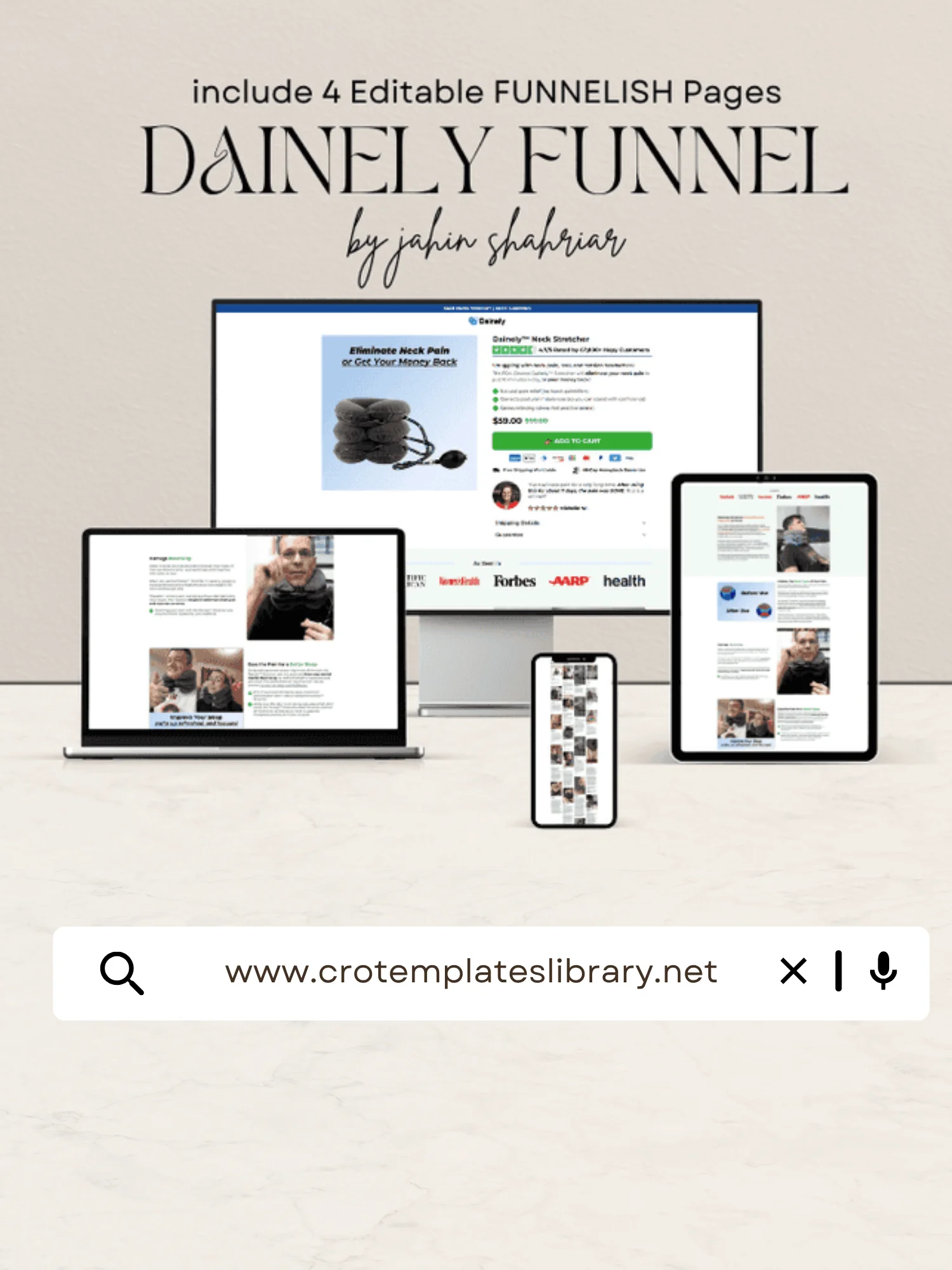 Dainely Neck Stretcher Funnelish Templates product image (1)
