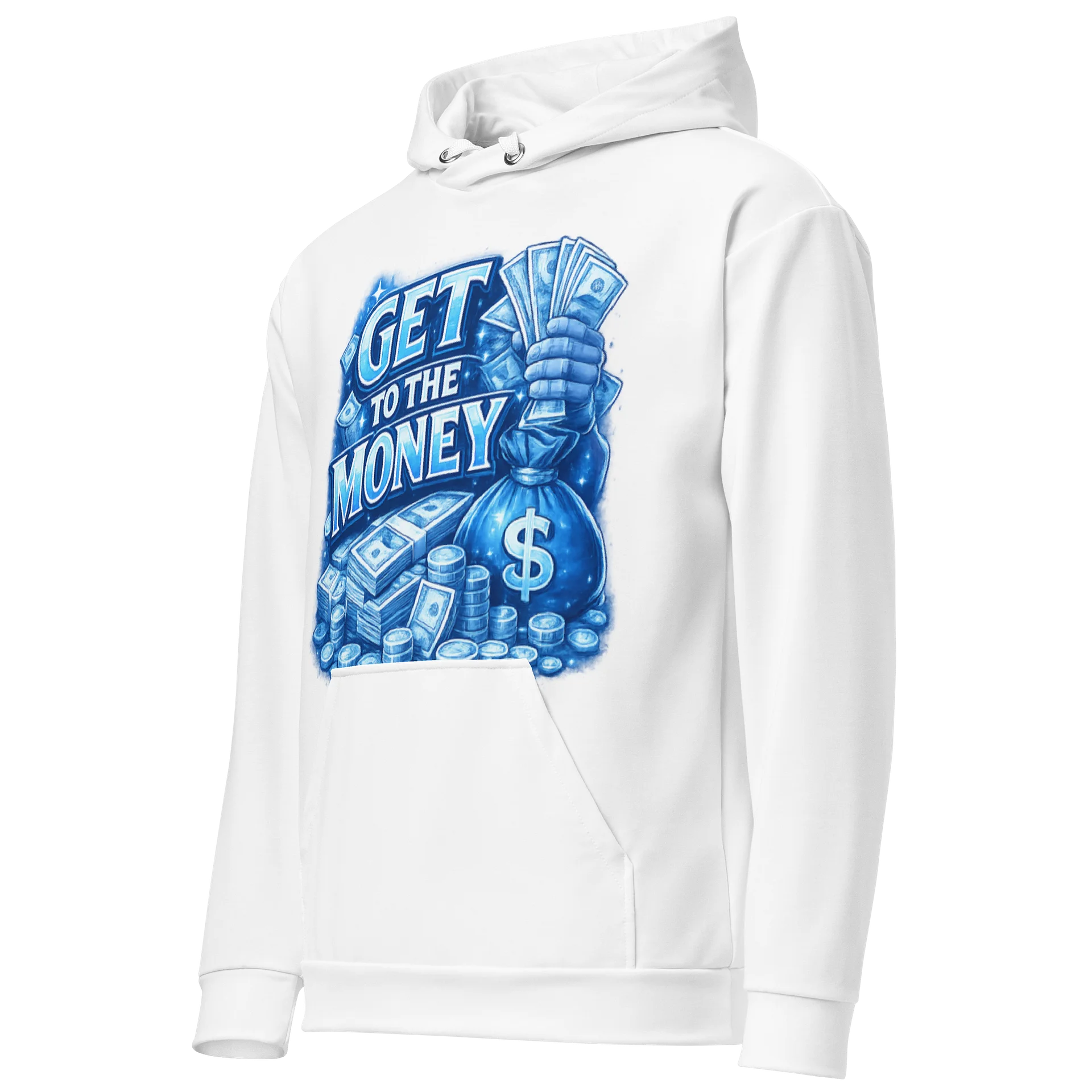 Get To The Money Hoodie – Blue Edition product image (3)