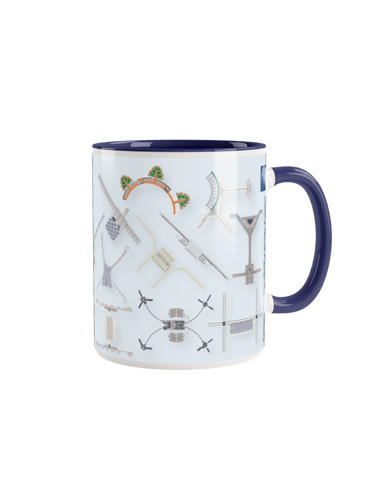 Airport Terminals - Mug Blue product image (1)