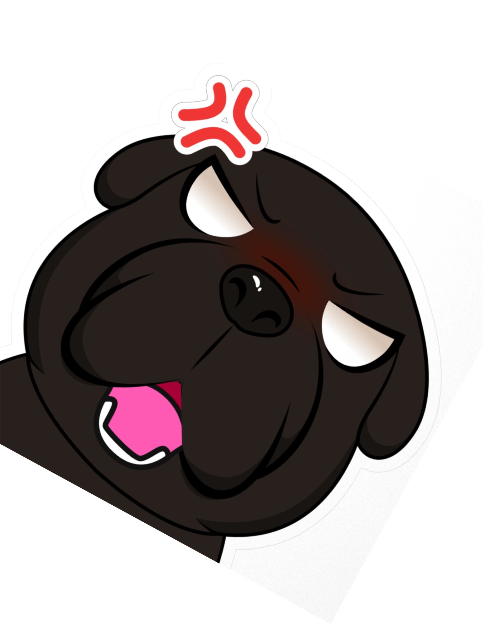 Teddy Angry Sticker product image (2)