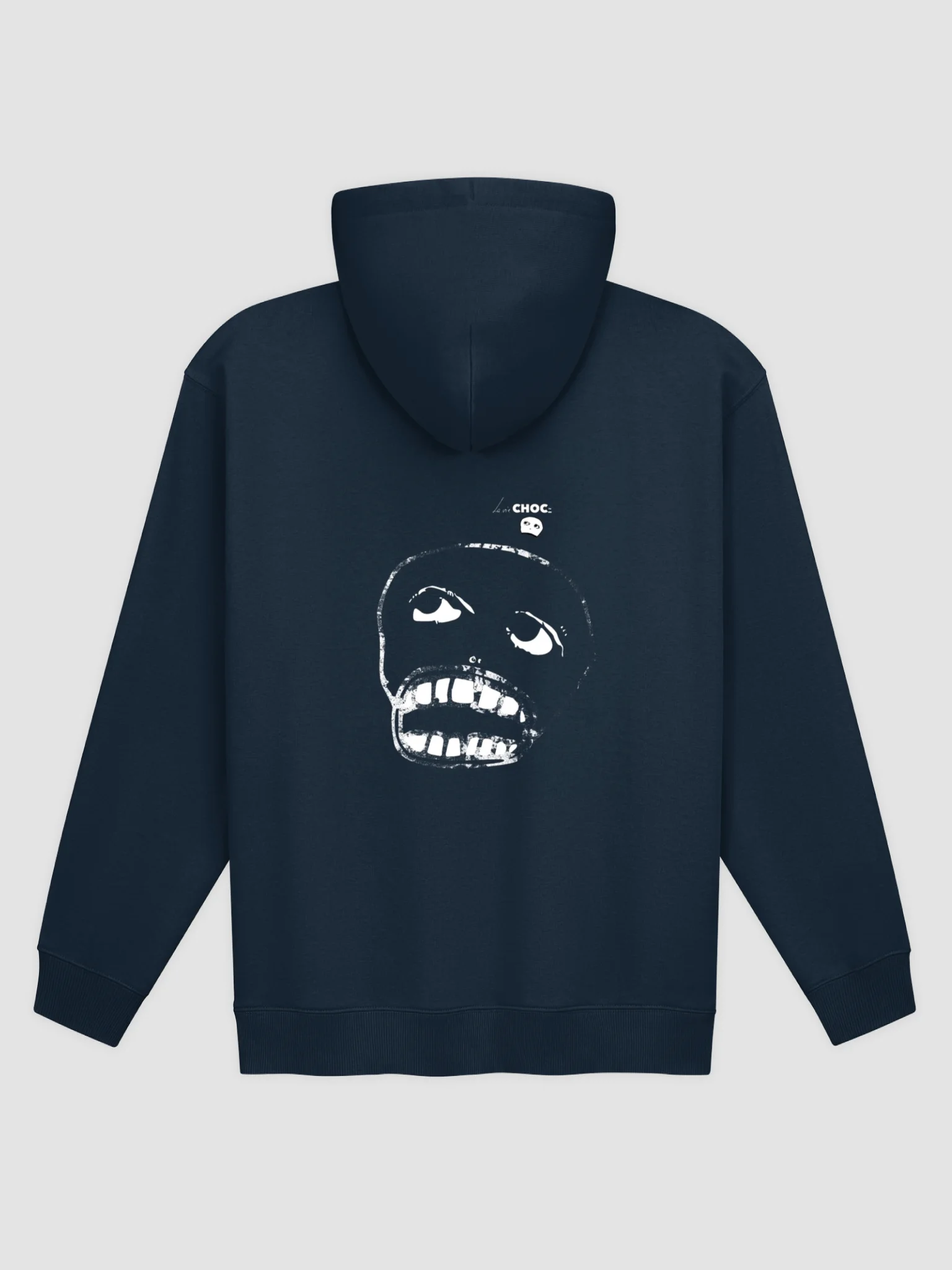 Mascot Organic Hoodie Embroidered Identity Black/Navy product image (2)