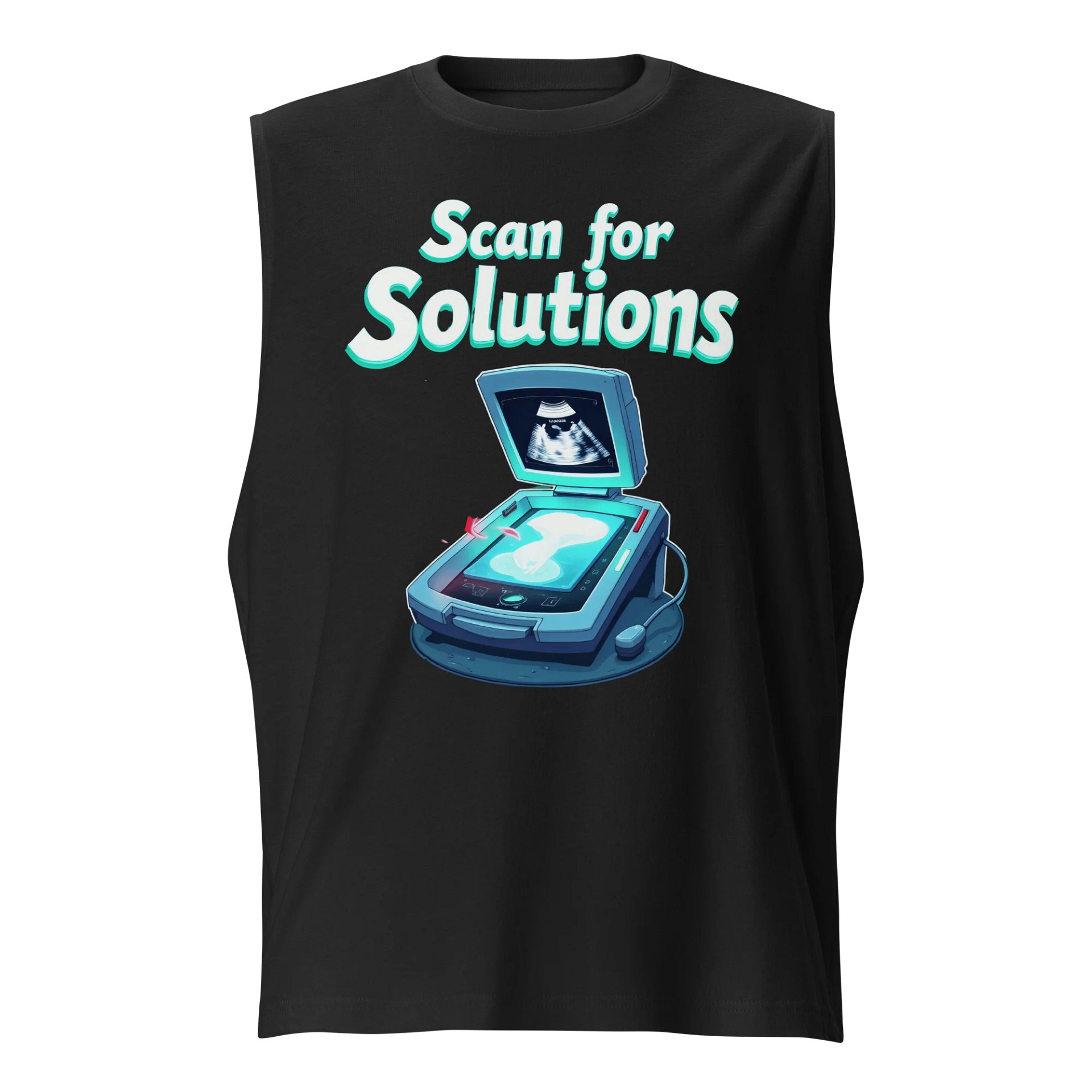 Futuristic Ultrasound Scanner Muscle Tank product image (1)