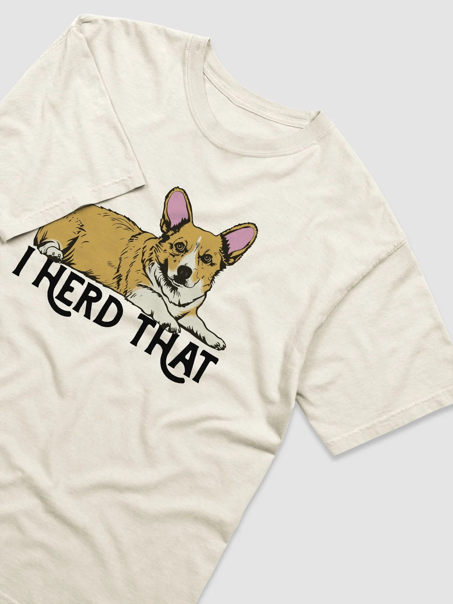 I Herd That Welsh Corgi (Sable) | Funny T-Shirt for Corgi Paw-rents product image (6)