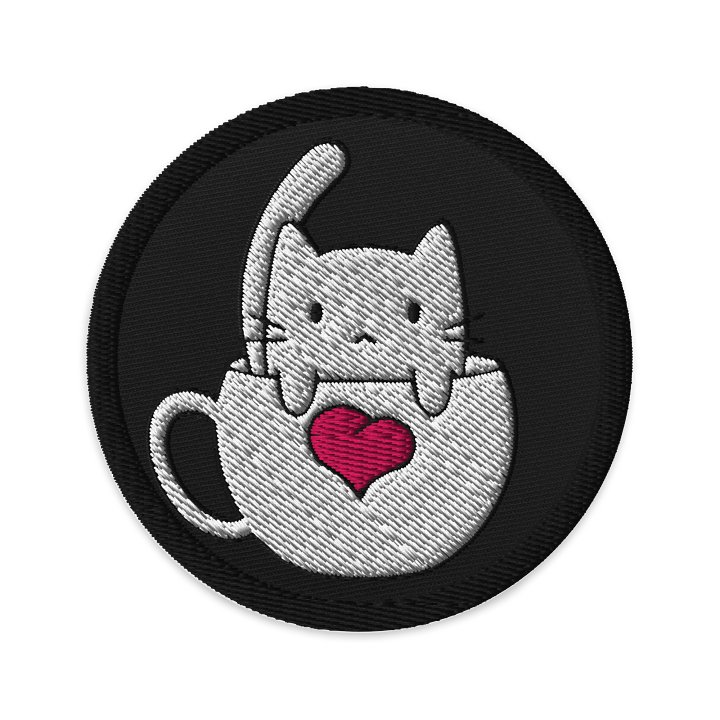 Softie's Café Logo || Embroidered Round Badge product image (1)