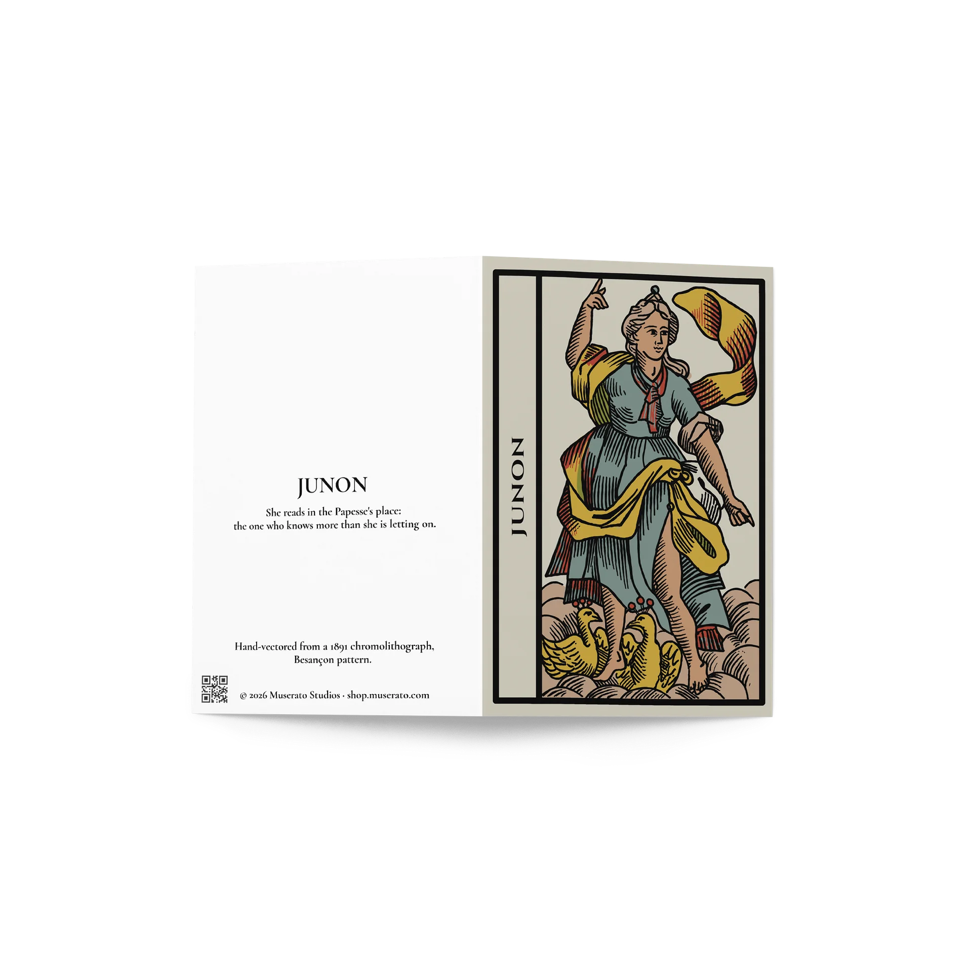 Junon (The High Priestess) - Greeting Card product image (2)