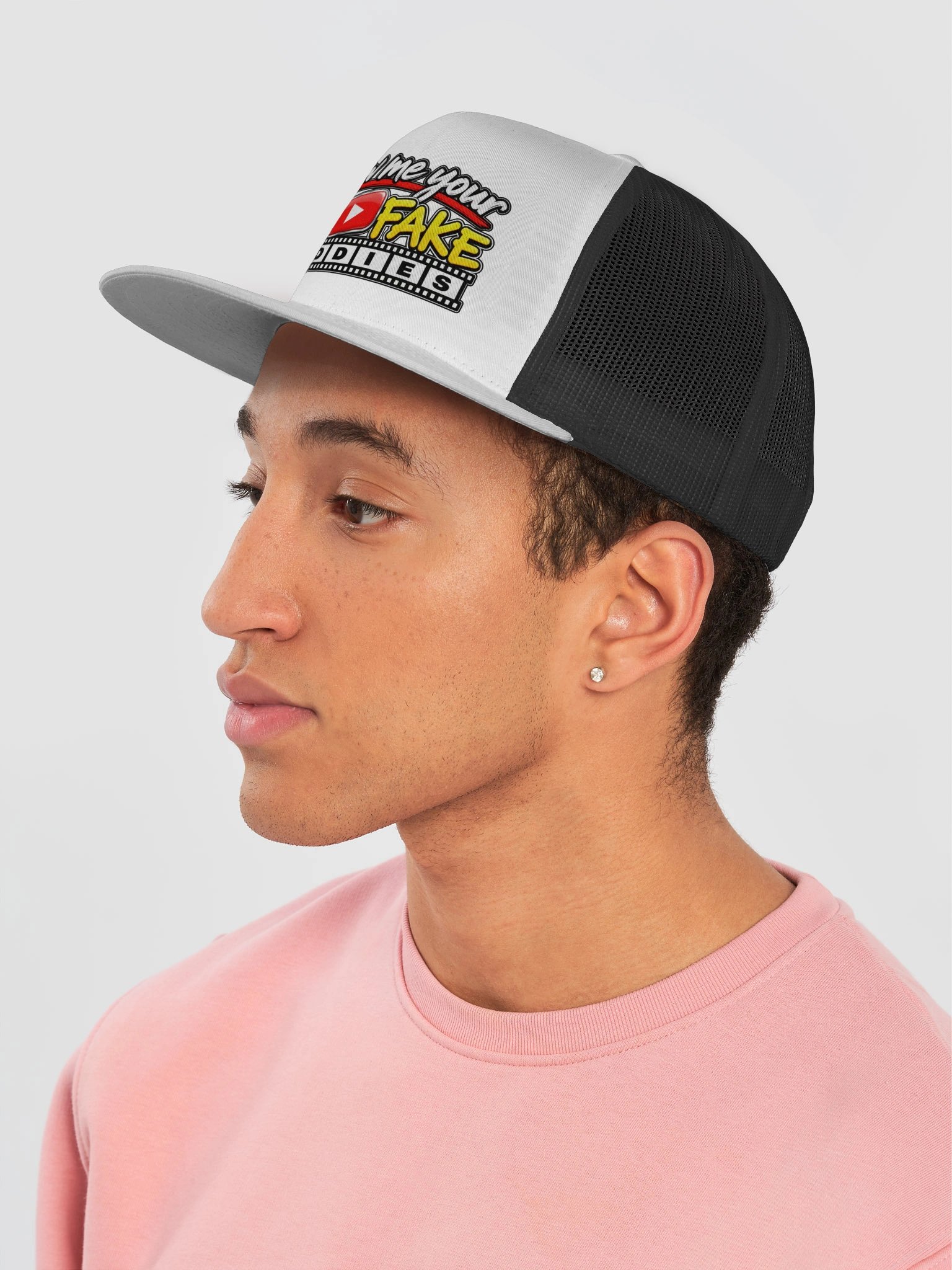 Show Me Your Big Fake Viddies Trucker Hat product image (58)