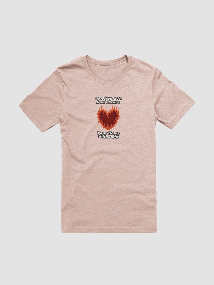 Flaming Heart - In a Committed Relationship with a YouTube Fireplace | Tee product image (1)