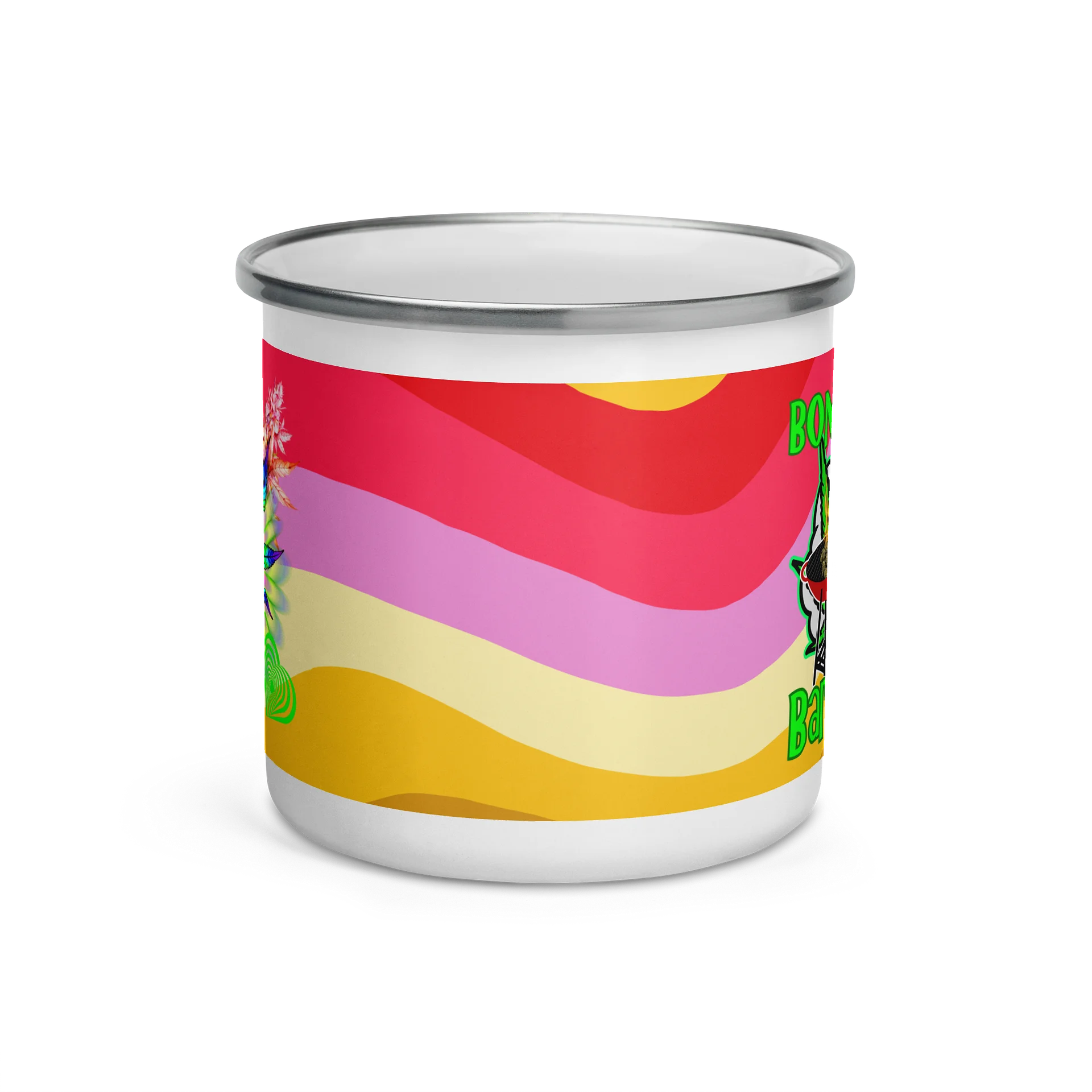 Bong Hits and Barbeque Enamel Mug product image (2)