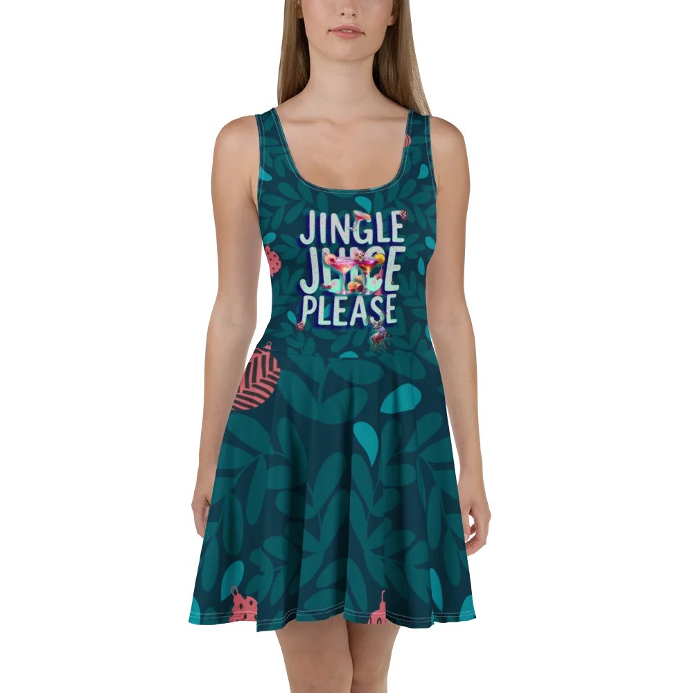 Jingle Juice Please Festive Skater Dress product image (2)